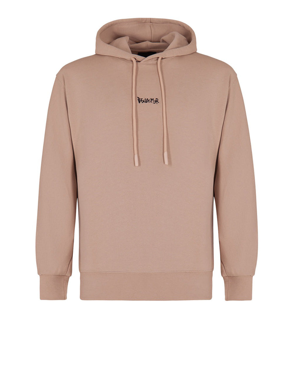 Felpa Cappuccio Disclaimer da Uomo - Beige