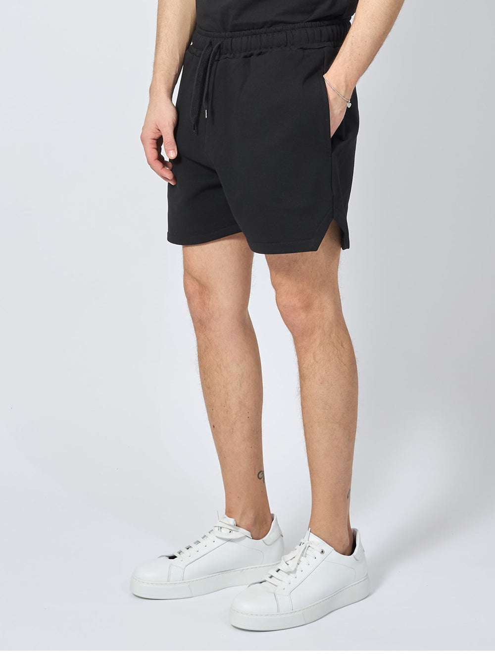 Bermuda Casual Disclaimer da Uomo - Nero