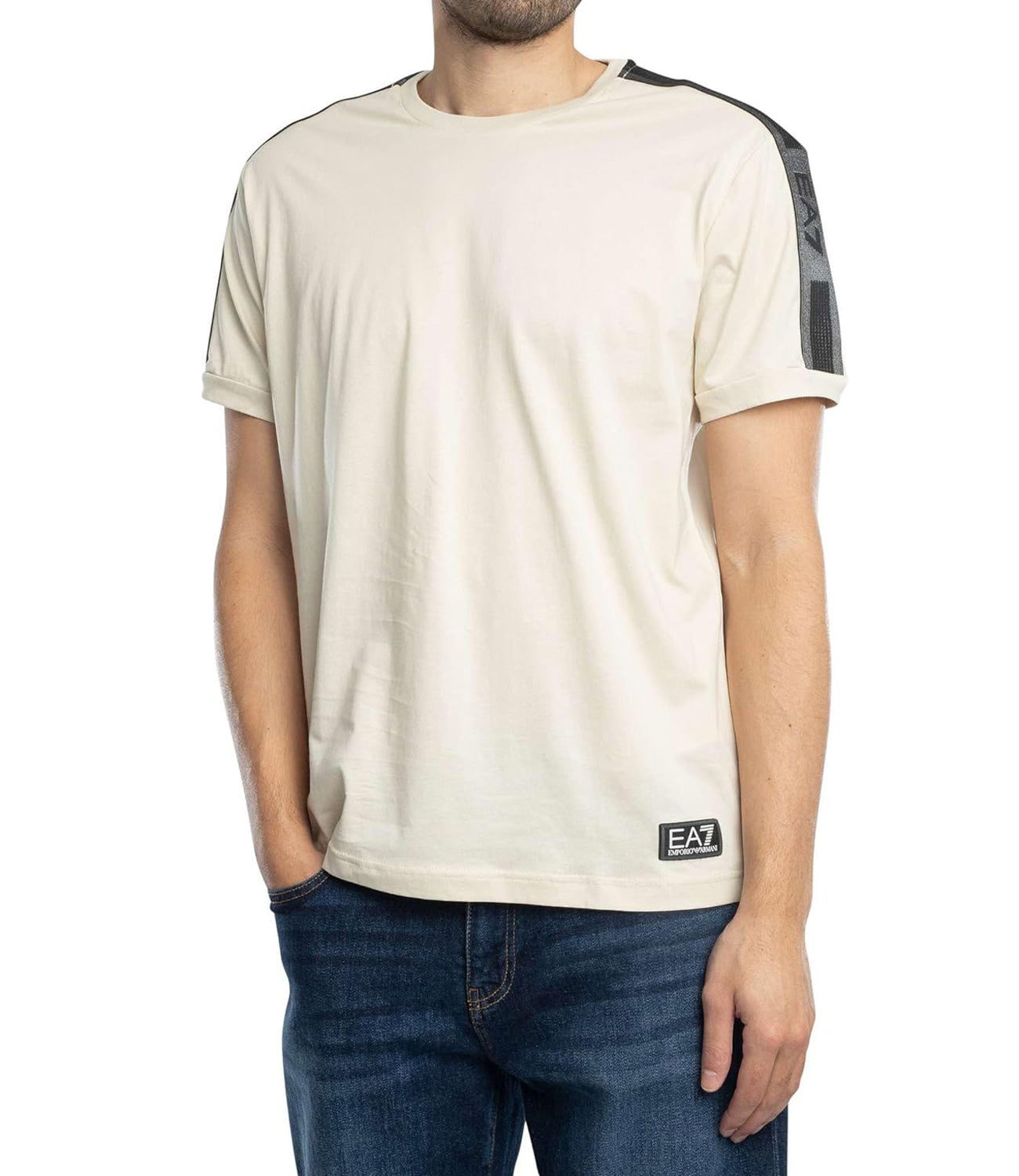 Ea7 Emporio Armani T-shirt Uomo Mod. 7M000138 AF10375 U1079 Beige