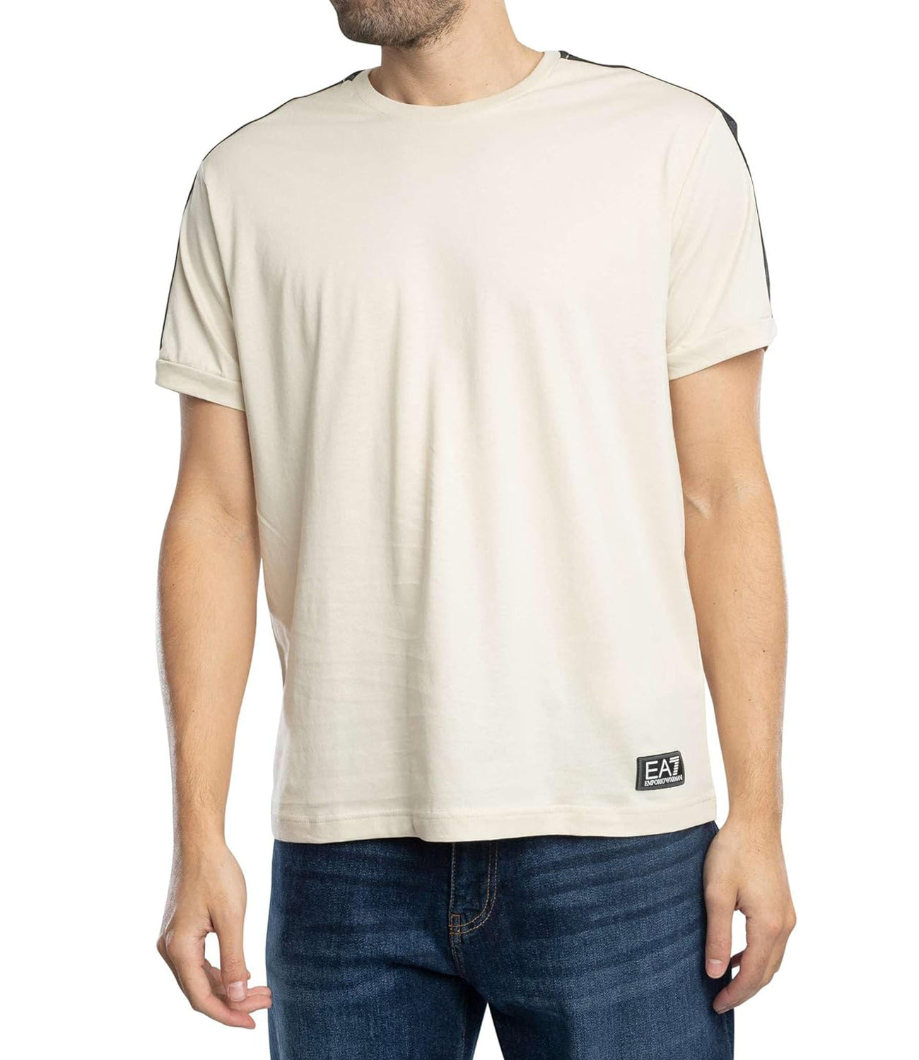 Ea7 Emporio Armani T-shirt Uomo Mod. 7M000138 AF10375 U1079 Beige