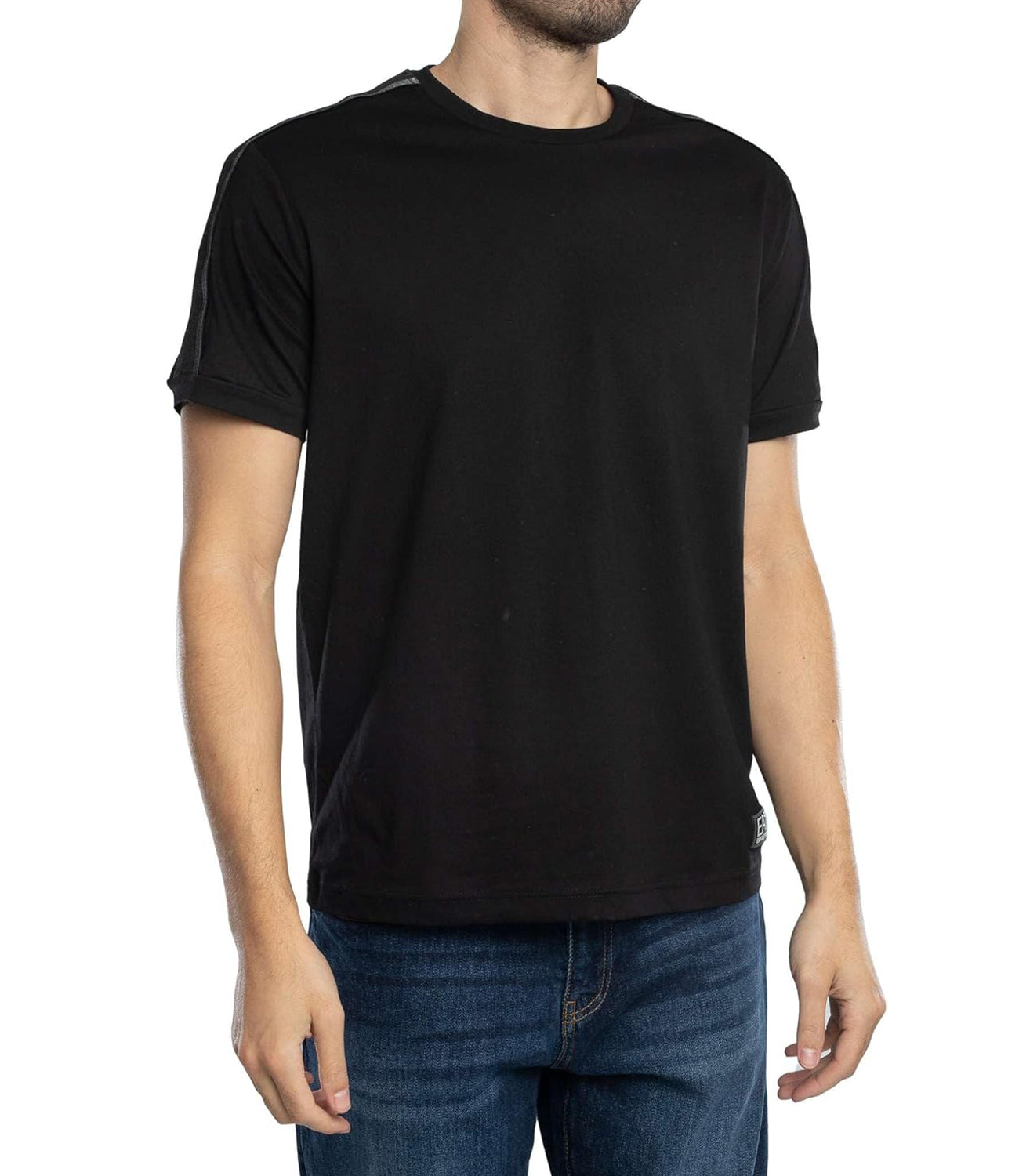 Ea7 Emporio Armani T-shirt Uomo Mod. 7M000138 AF10375 UC001 Black Nero
