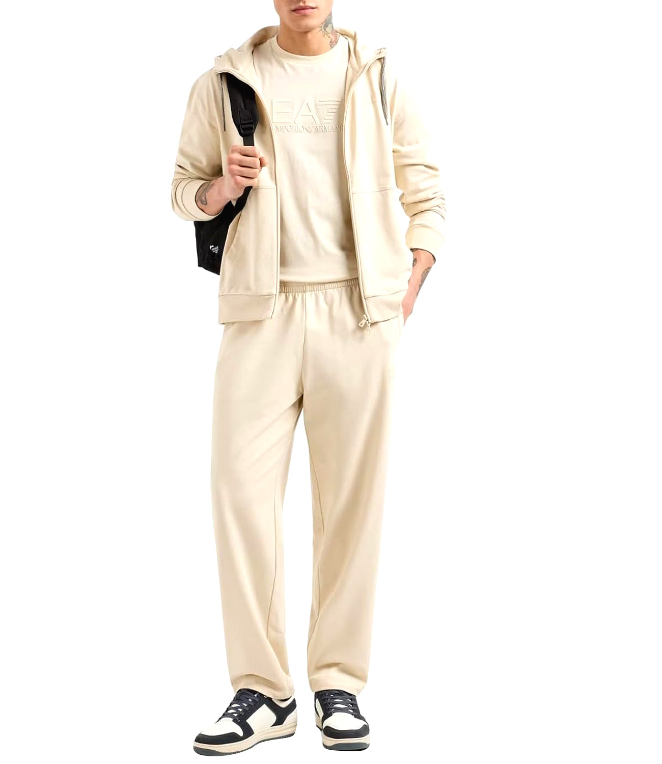 Ea7 Emporio Armani T-shirt Uomo Mod. 7M000224 AF10375 U1079 Beige