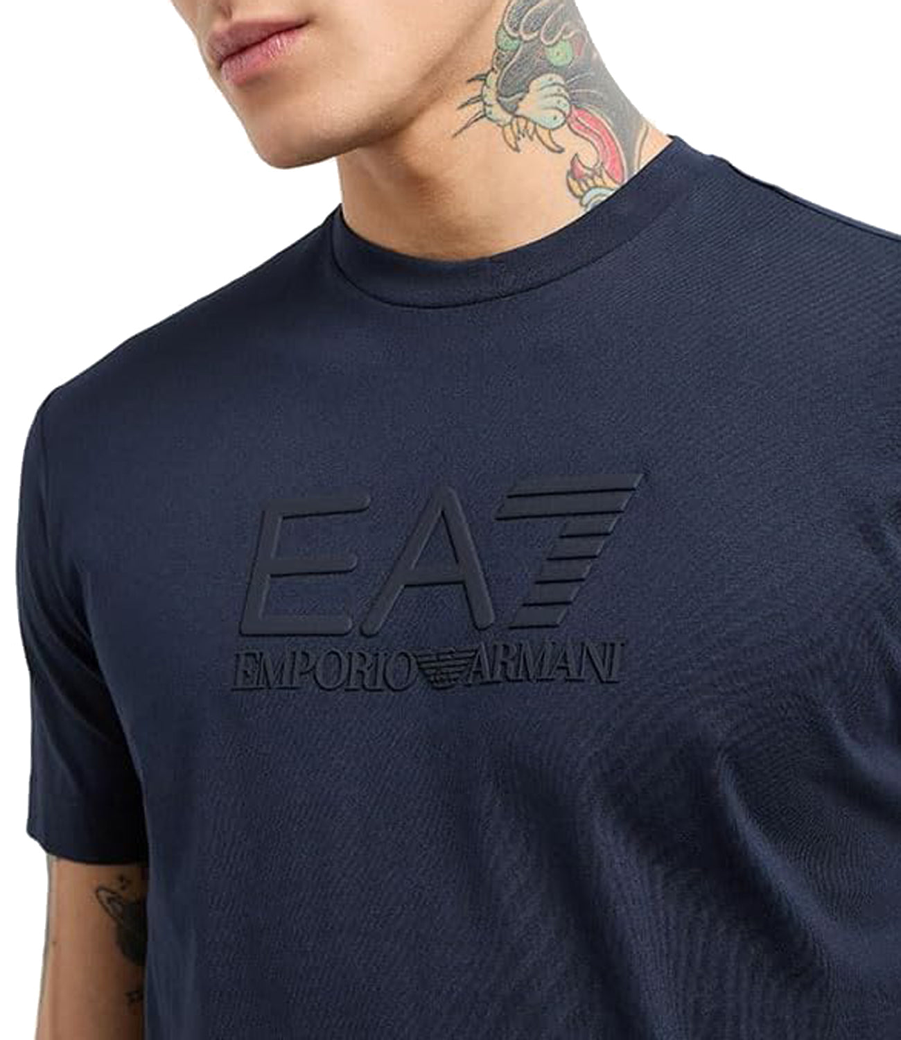 Ea7 Emporio Armani T-shirt Uomo Mod. 7M000224 AF10375 UB102 Blu