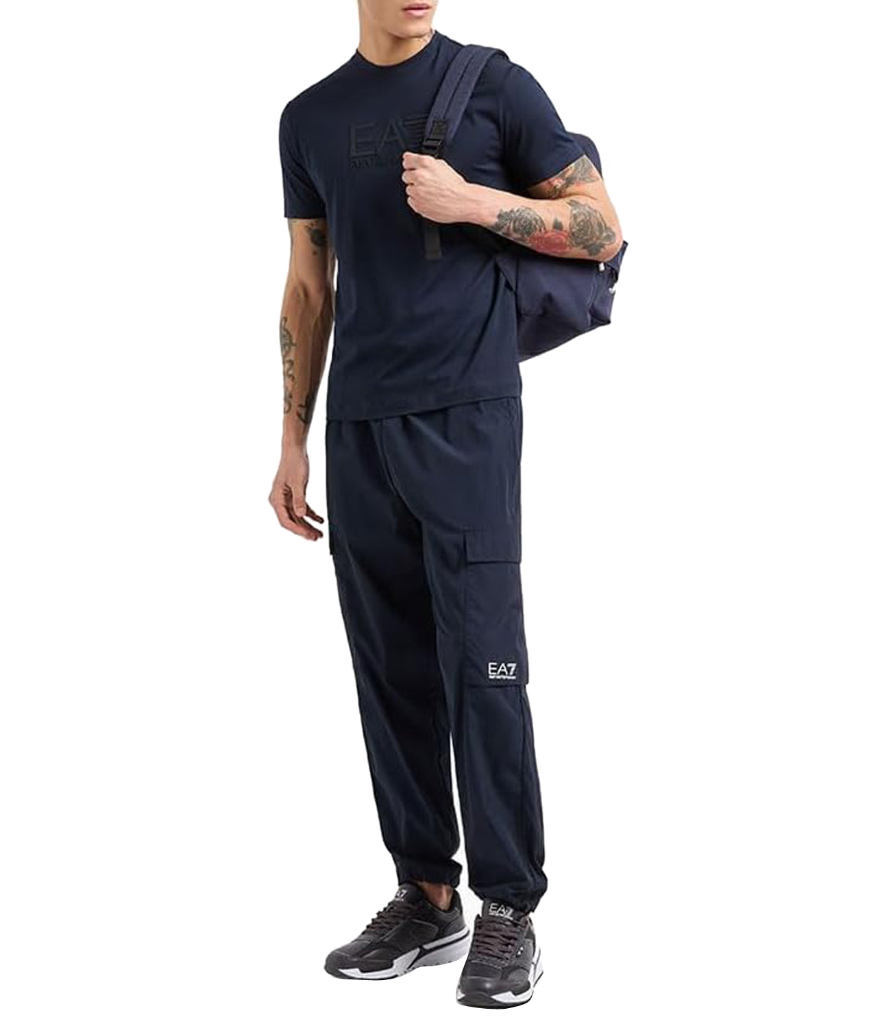 Ea7 Emporio Armani T-shirt Uomo Mod. 7M000224 AF10375 UB102 Blu