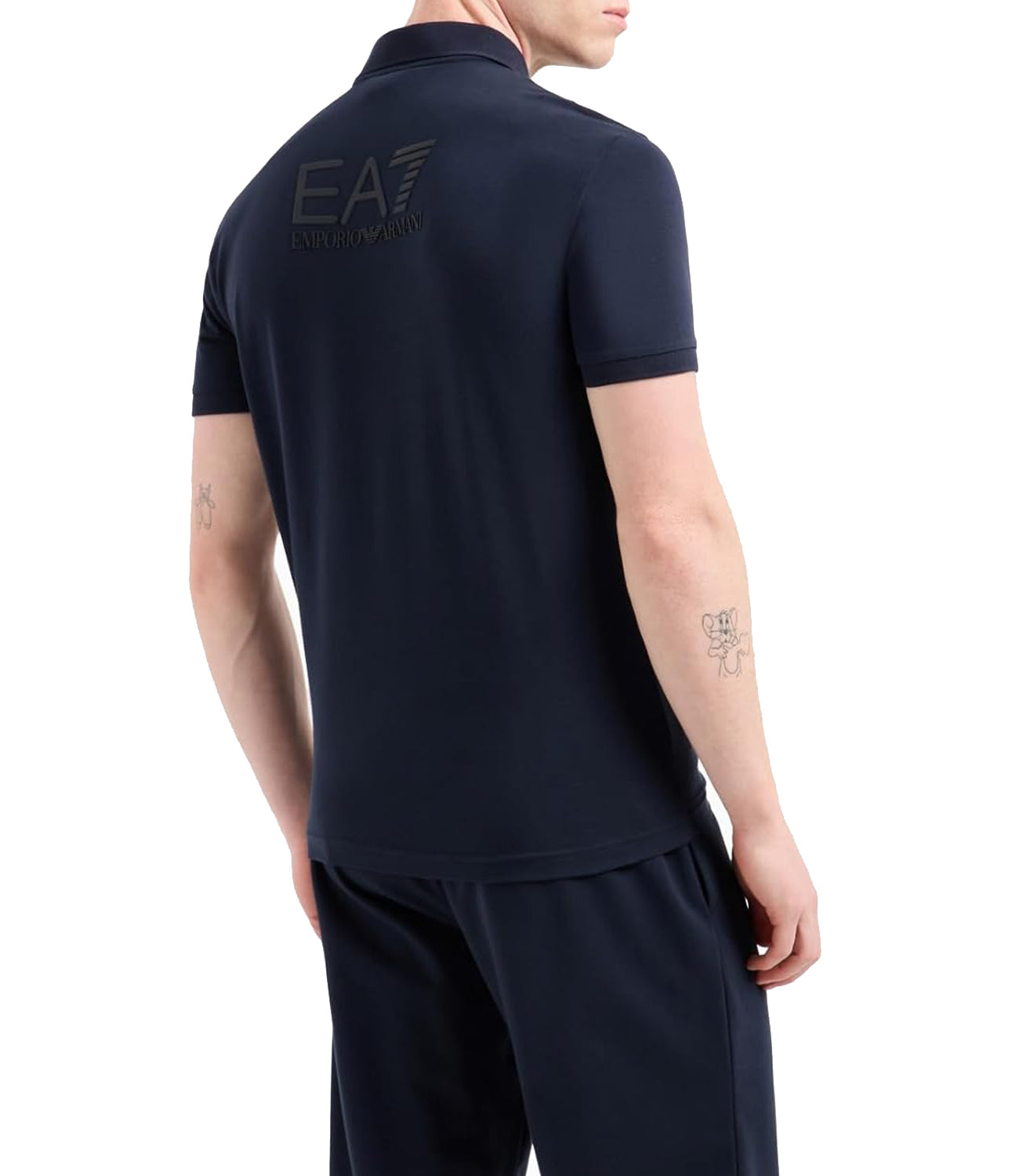 Ea7 Emporio Armani Polo M/C Uomo Mod. 7M000228 AF10373 UB102 Blu