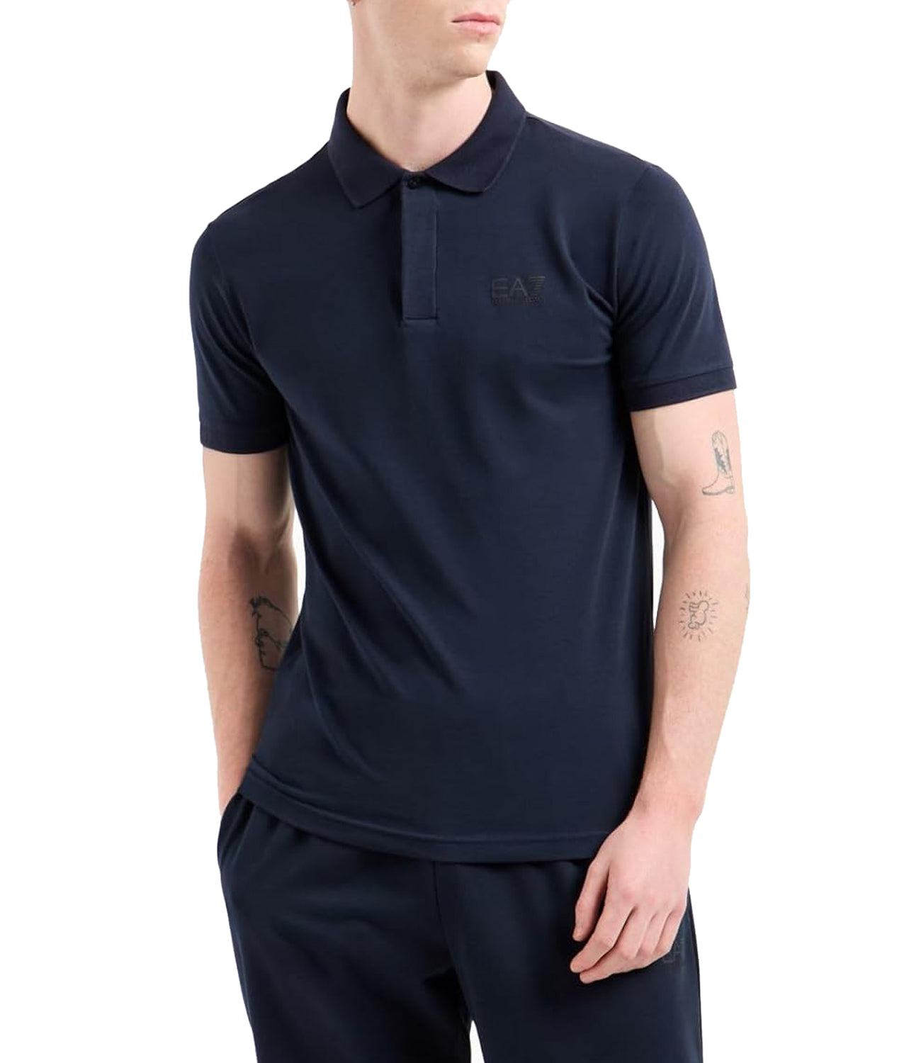 Ea7 Emporio Armani Polo M/C Uomo Mod. 7M000228 AF10373 UB102 Blu