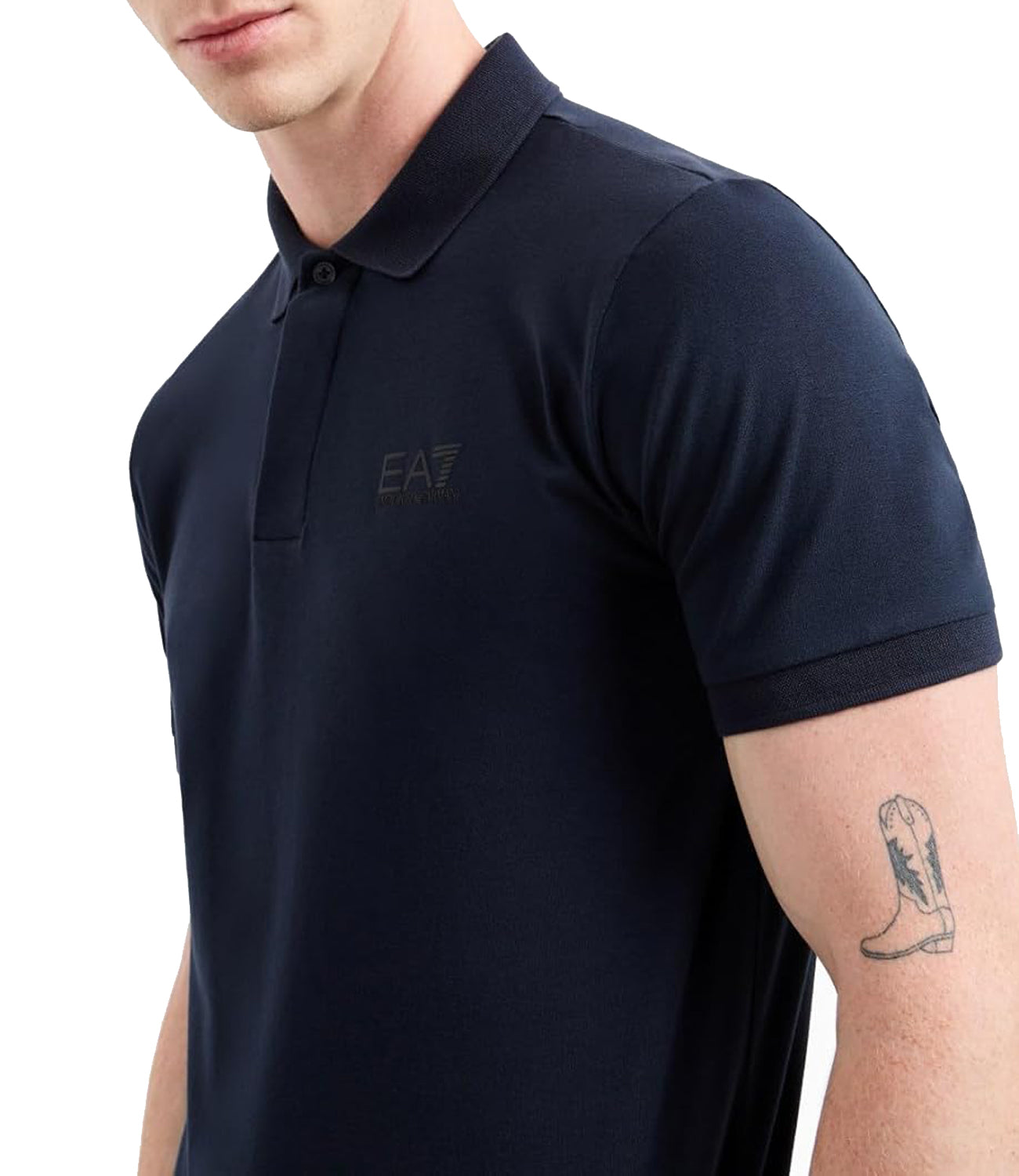 Ea7 Emporio Armani Polo M/C Uomo Mod. 7M000228 AF10373 UB102 Blu