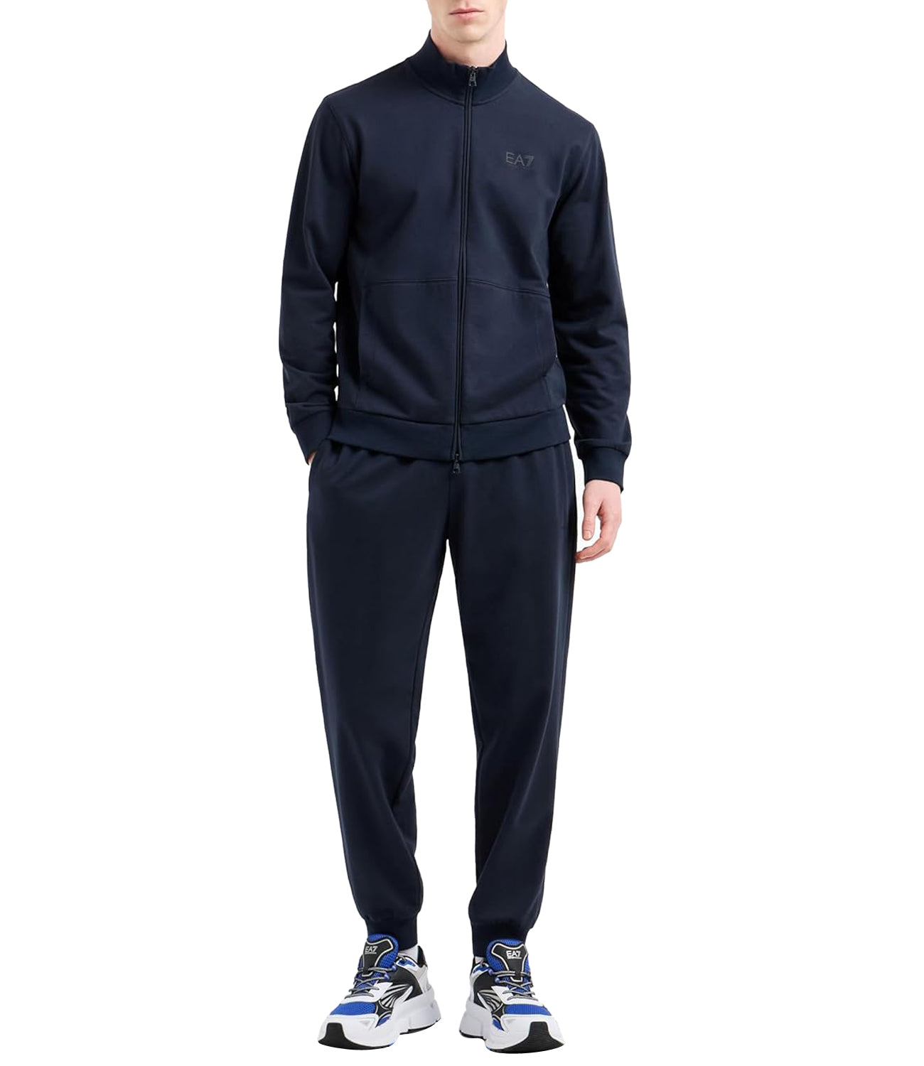 Ea7 Emporio Armani Tuta Uomo Mod. 7M000235 AF13512 UB102 Blu