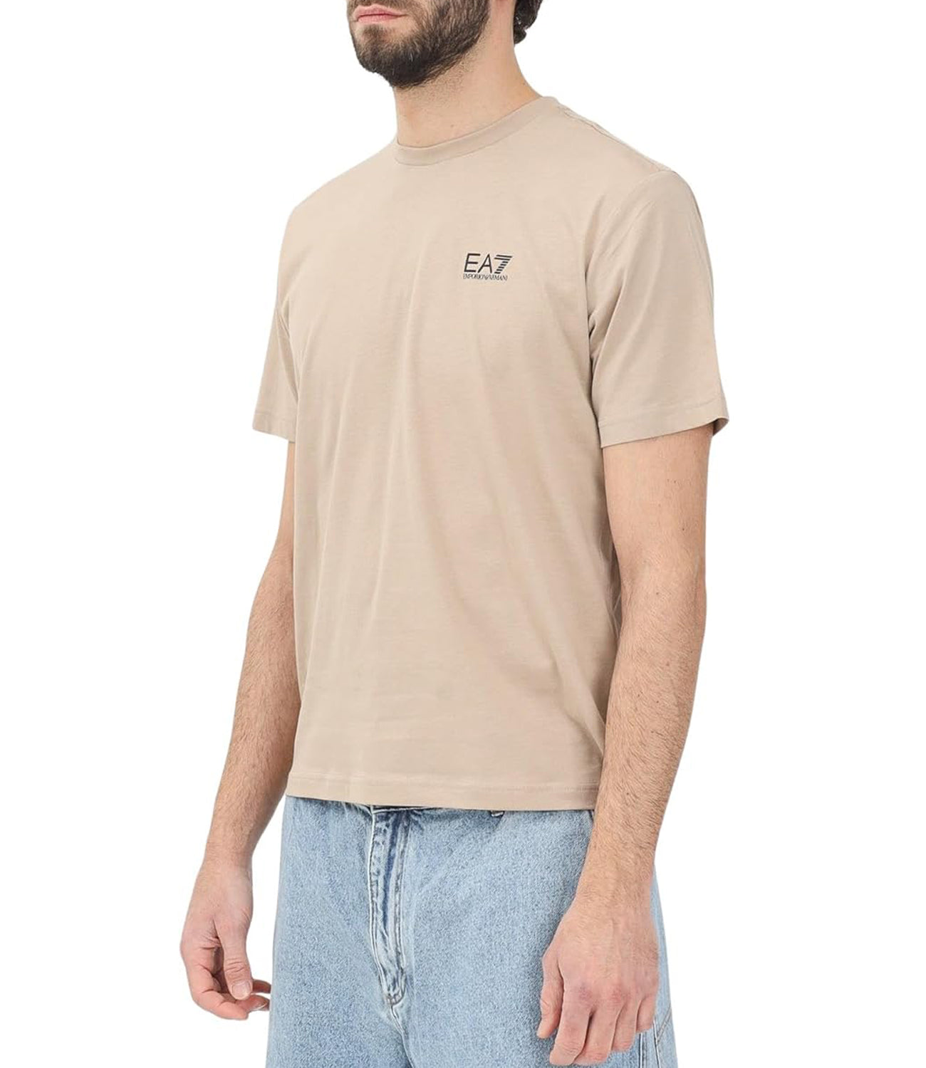 Ea7 Emporio Armani T-shirt Uomo Mod. 7M000567 AF10375 M1013 Beige