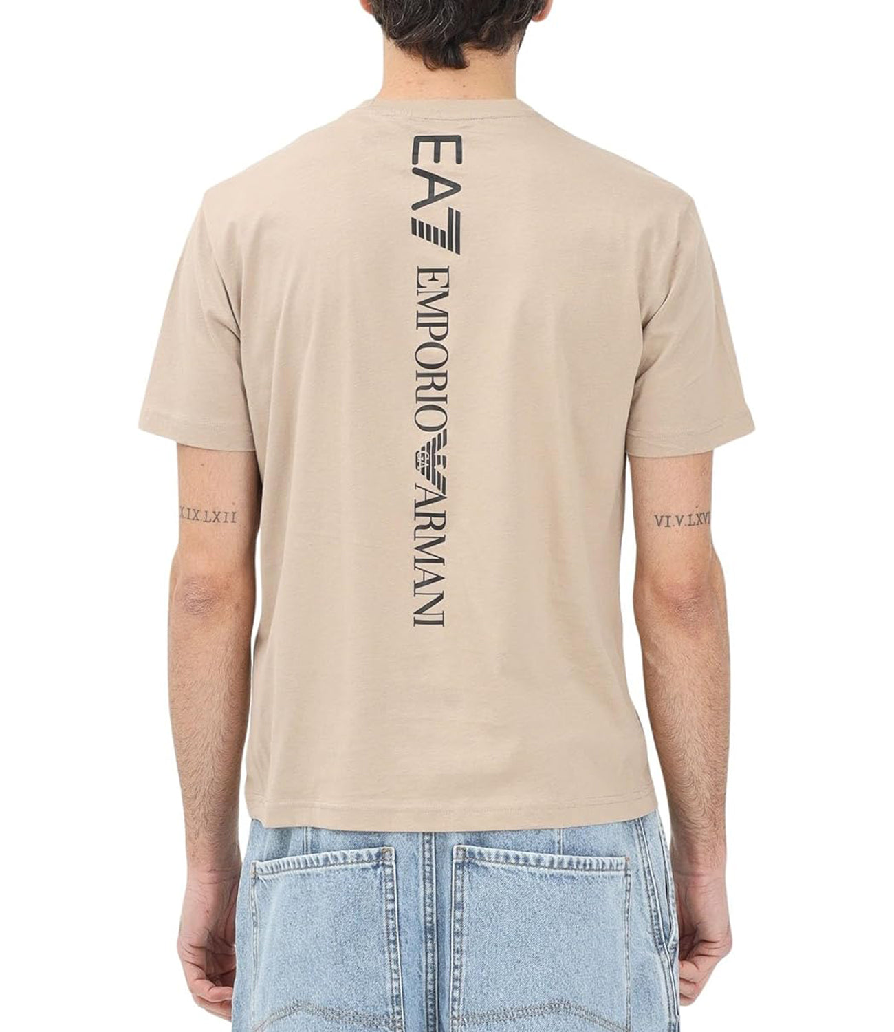 Ea7 Emporio Armani T-shirt Uomo Mod. 7M000567 AF10375 M1013 Beige