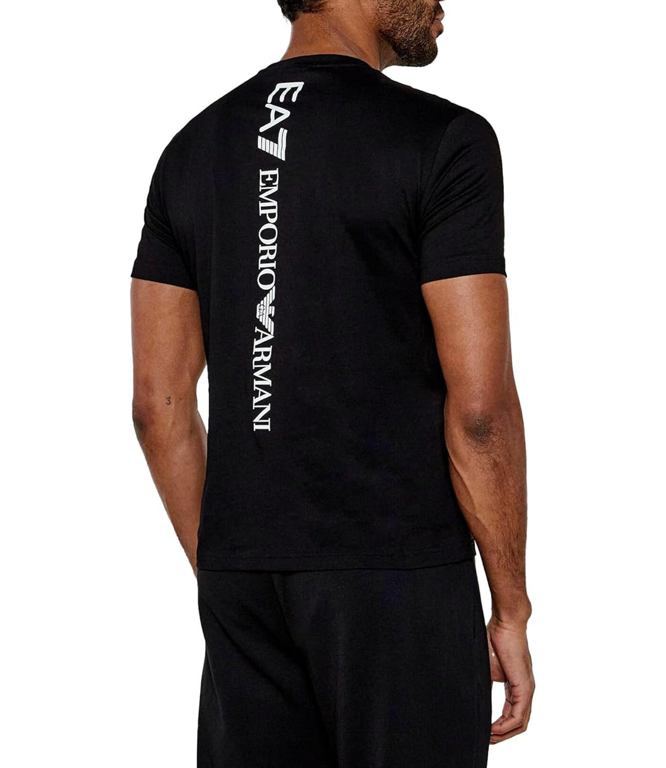 Ea7 Emporio Armani T-shirt Uomo Mod. 7M000567 AF10375 MC001 BLACK Nero