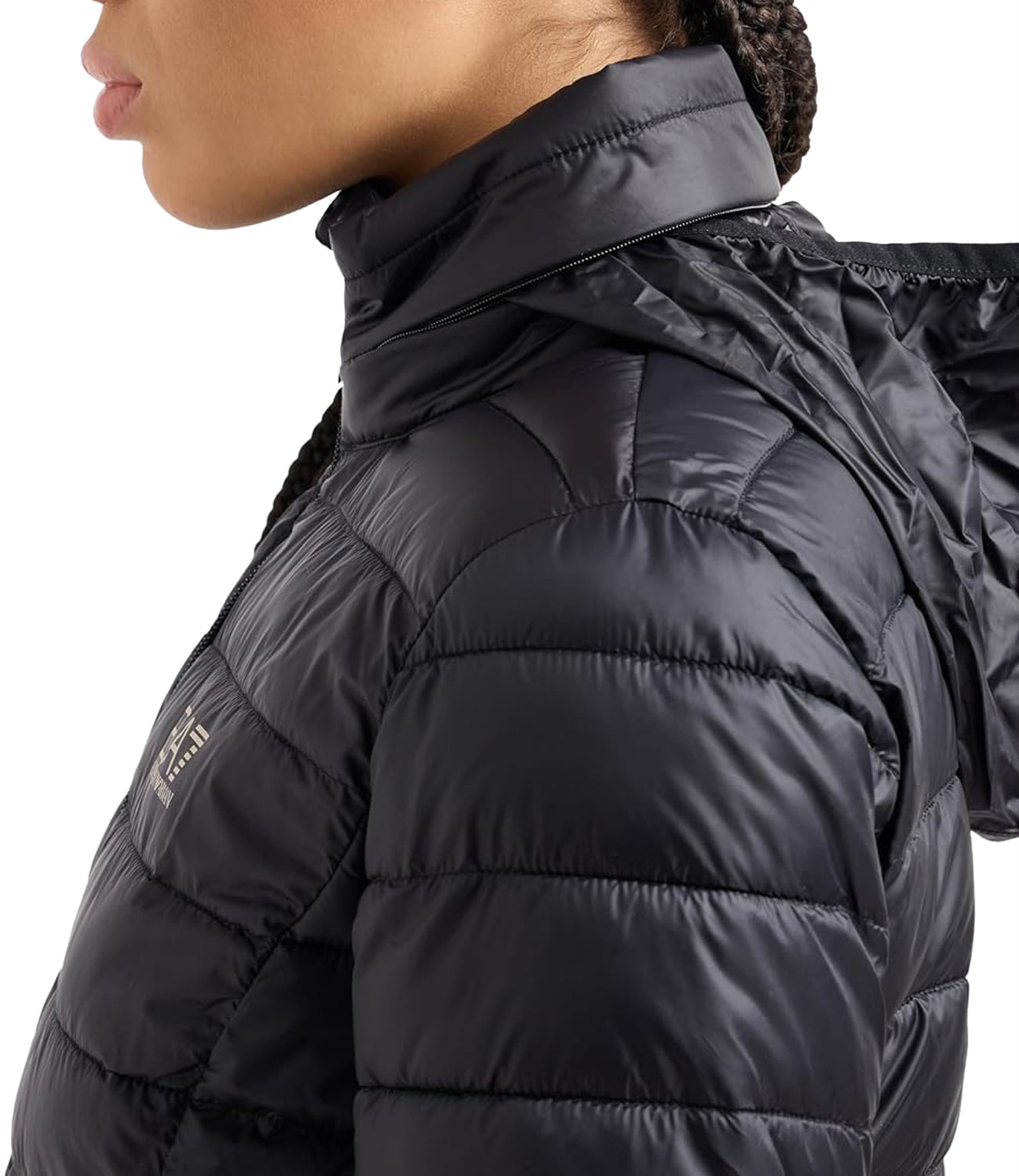 Ea7 Emporio Armani Giubbotto corto Donna Mod. 7W000088 AF12477 UC001 Black Nero