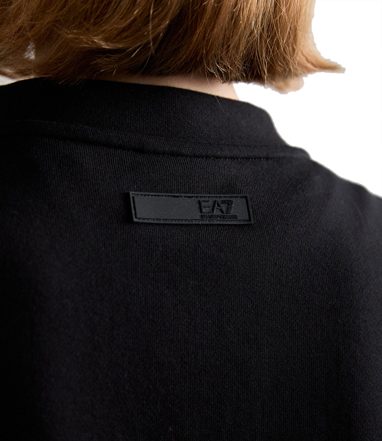 Ea7 Emporio Armani Felpa Zip Donna Mod. 7W000178 AF12473 UC001 Black Nero