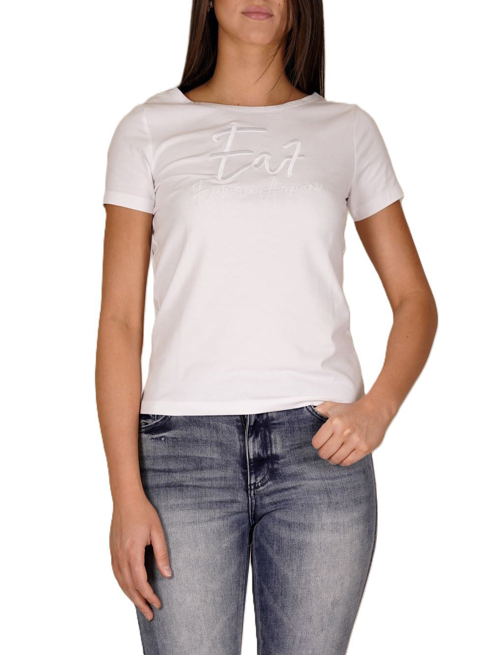 T-shirt Ea7 da Donna - Bianco