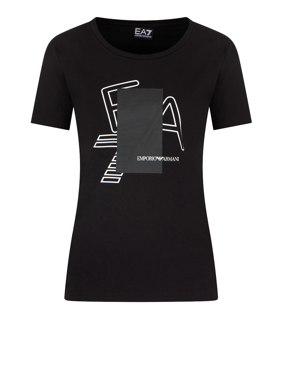 T-shirt Ea7 da Donna - Nero