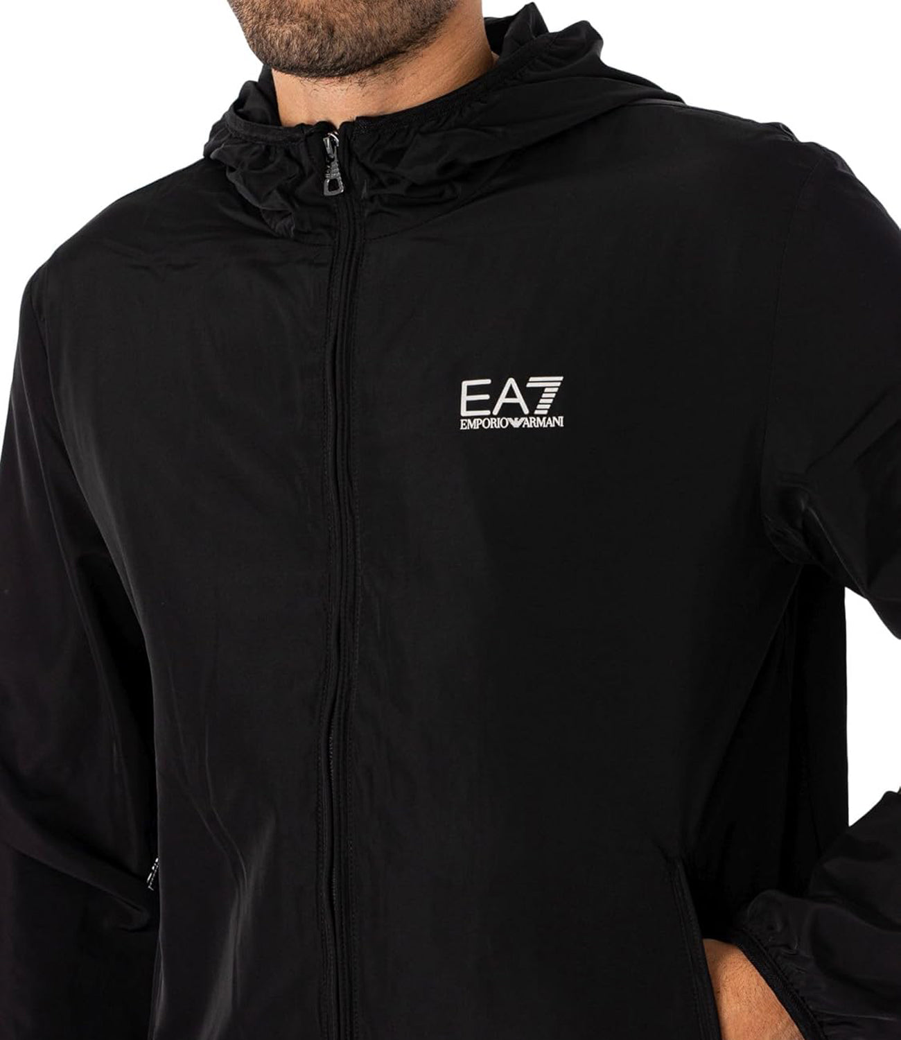 Ea7 Emporio Armani Giubbotto corto Uomo Mod. 8NPB22 PNGRZ 1200 Black Nero