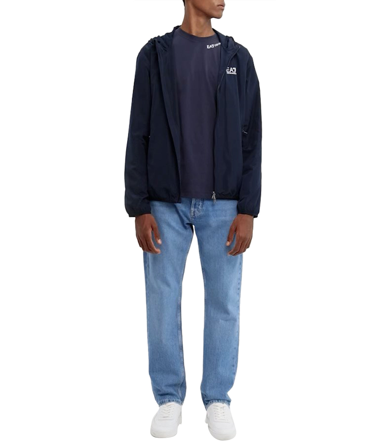 Ea7 Emporio Armani Giubbotto corto Uomo Mod. 8NPB22 PNGRZ 1562 Blu