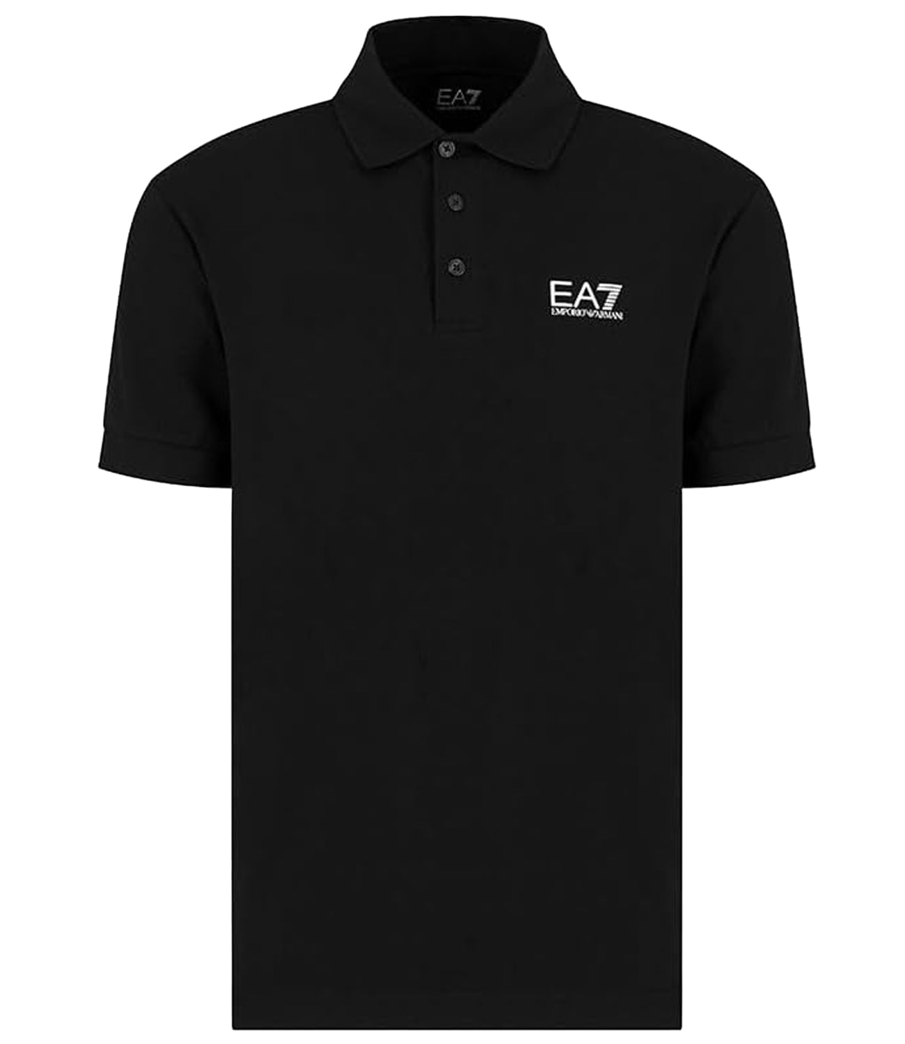 Ea7 Emporio Armani Polo Maniche Corte Uomo Mod. 8NPF14 PJQVQZ 1200 Black Nero