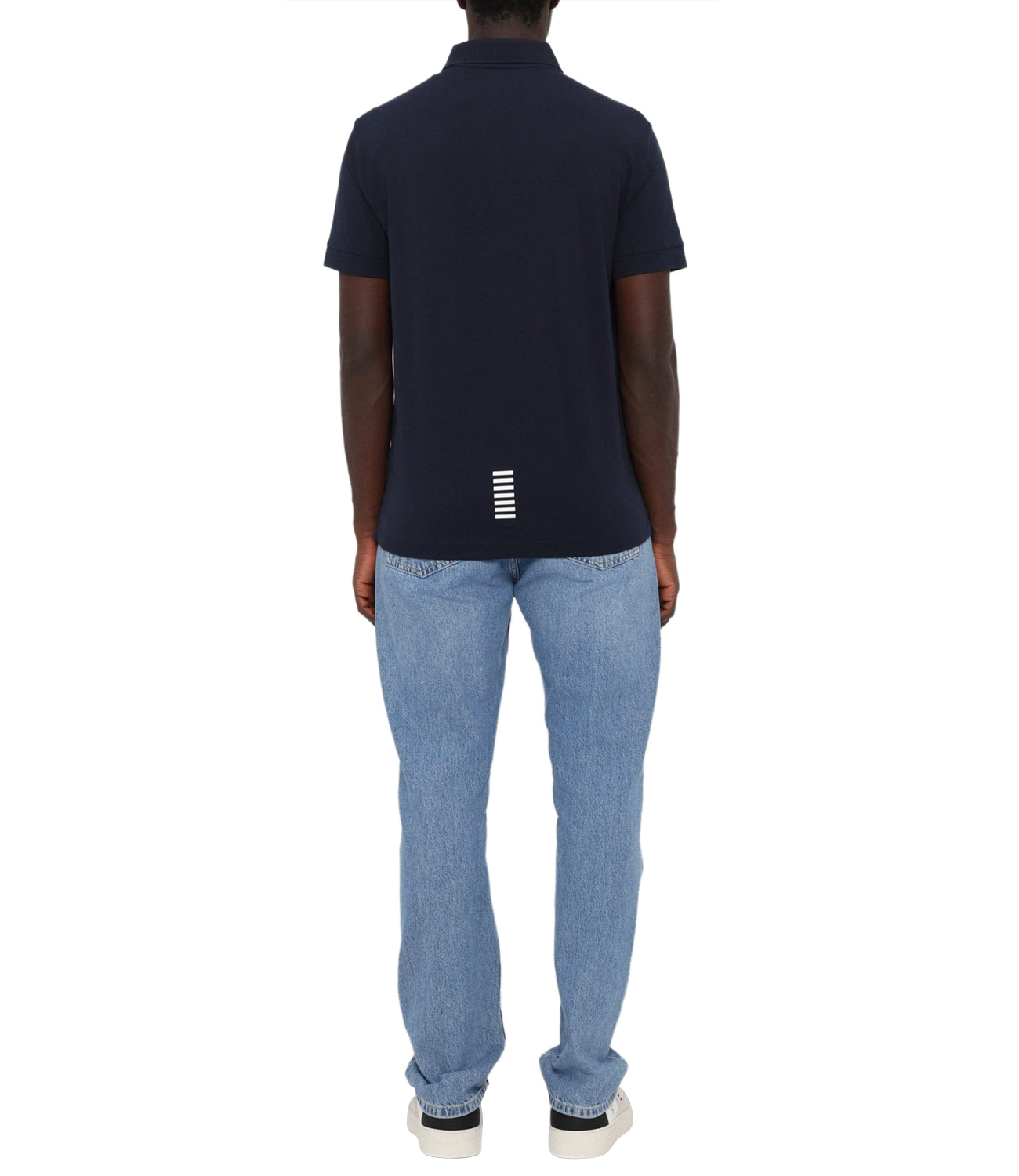 Ea7 Emporio Armani Polo Maniche Corte Uomo Mod. 8NPF14 PJQVQZ 1562 Blu