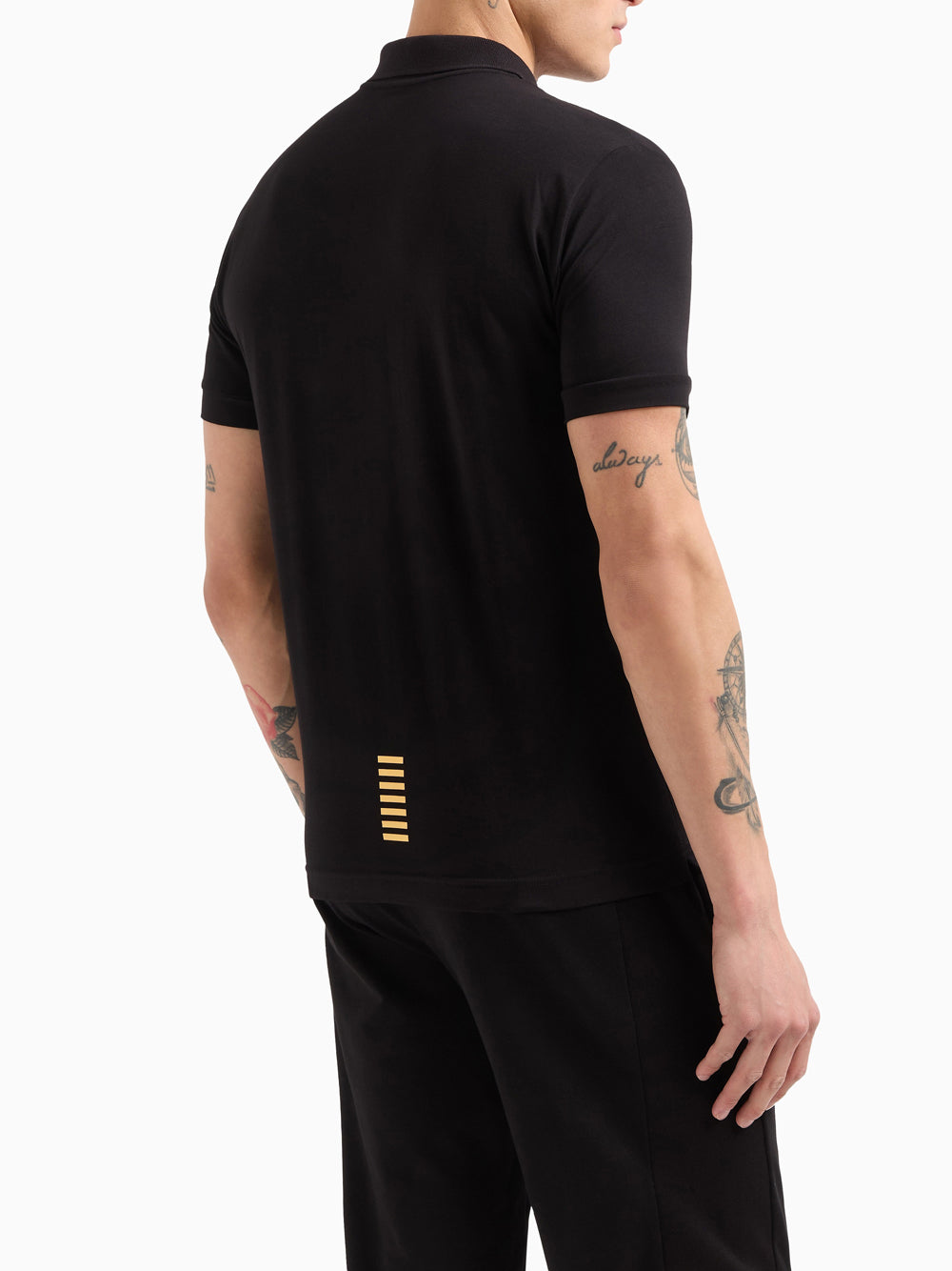 Polo Ea7 da Uomo - Nero