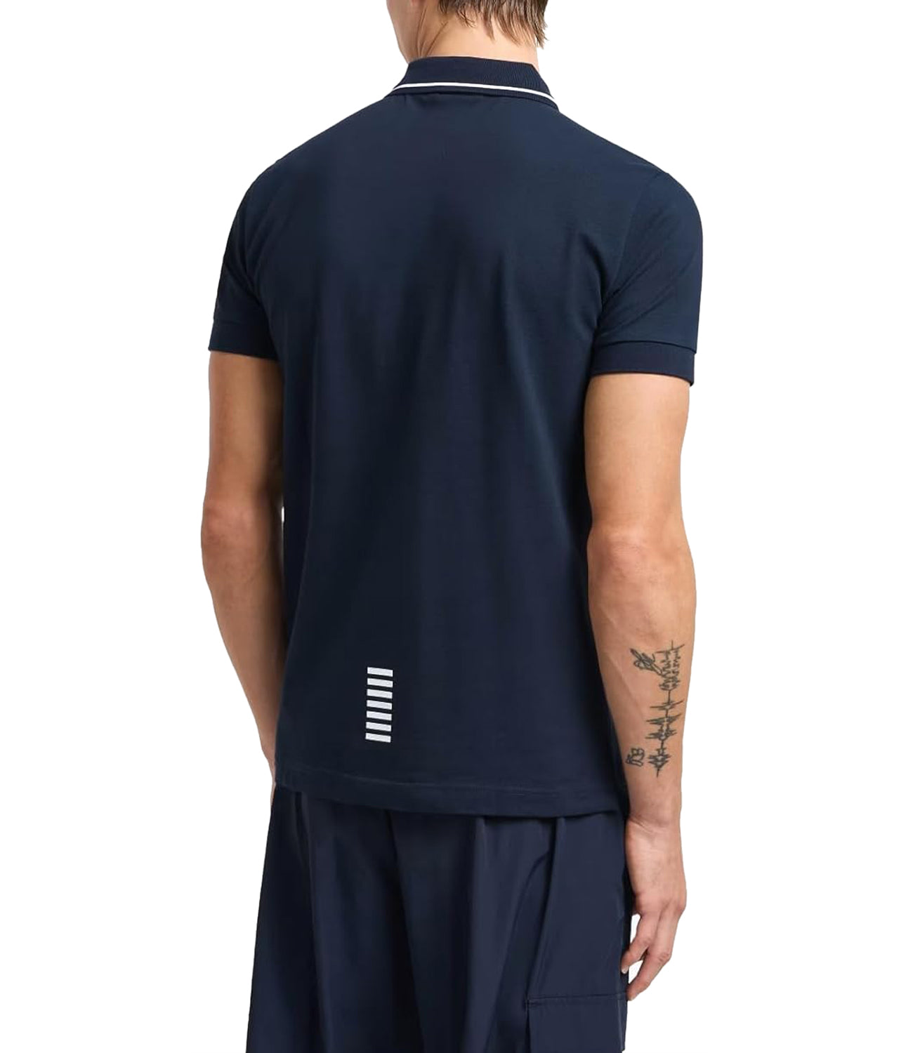 Ea7 Emporio Armani Polo Maniche Corte Uomo Mod. 8NPF16 PJVUZ 1562 Blu