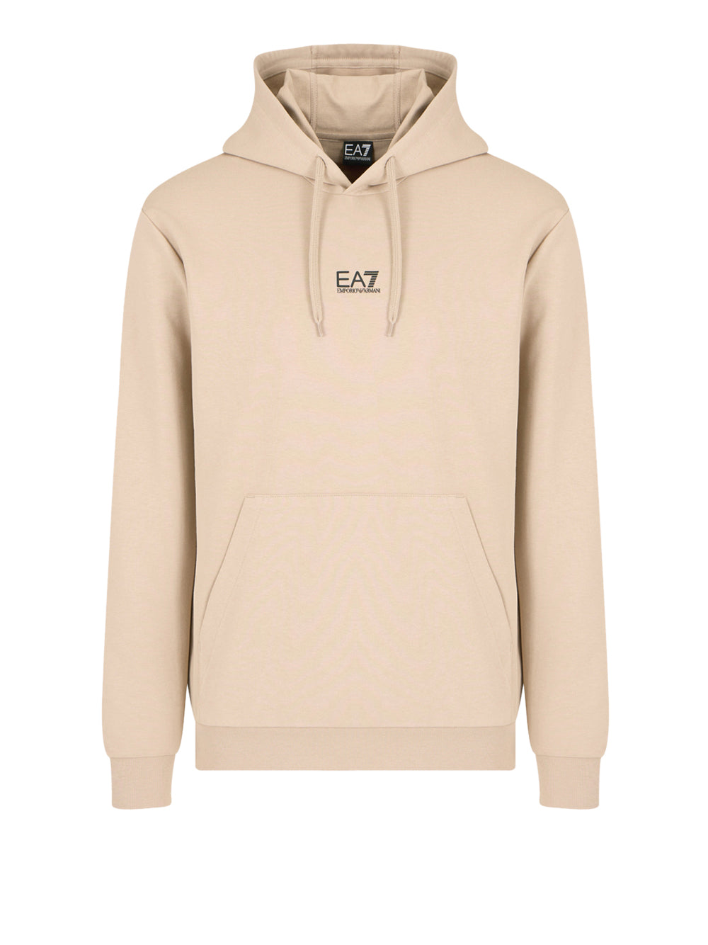 Felpa Cappuccio Ea7 da Uomo - Beige