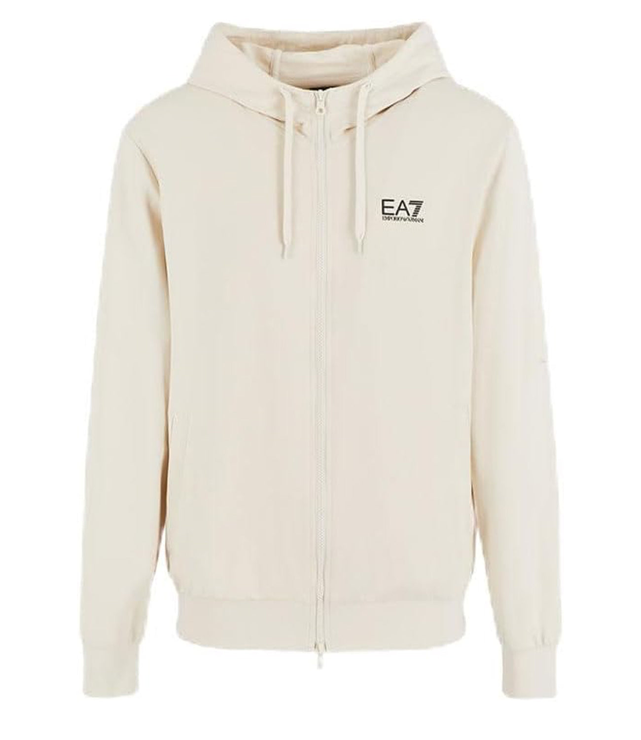 Ea7 Emporio Armani Felpa cappuccio Uomo Mod. 8NPM33 PJVRZ 1713 White Bianco