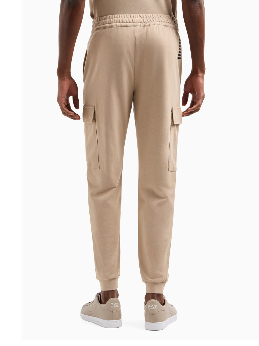 Pantalone Tuta Ea7 da Uomo - Marrone Beige