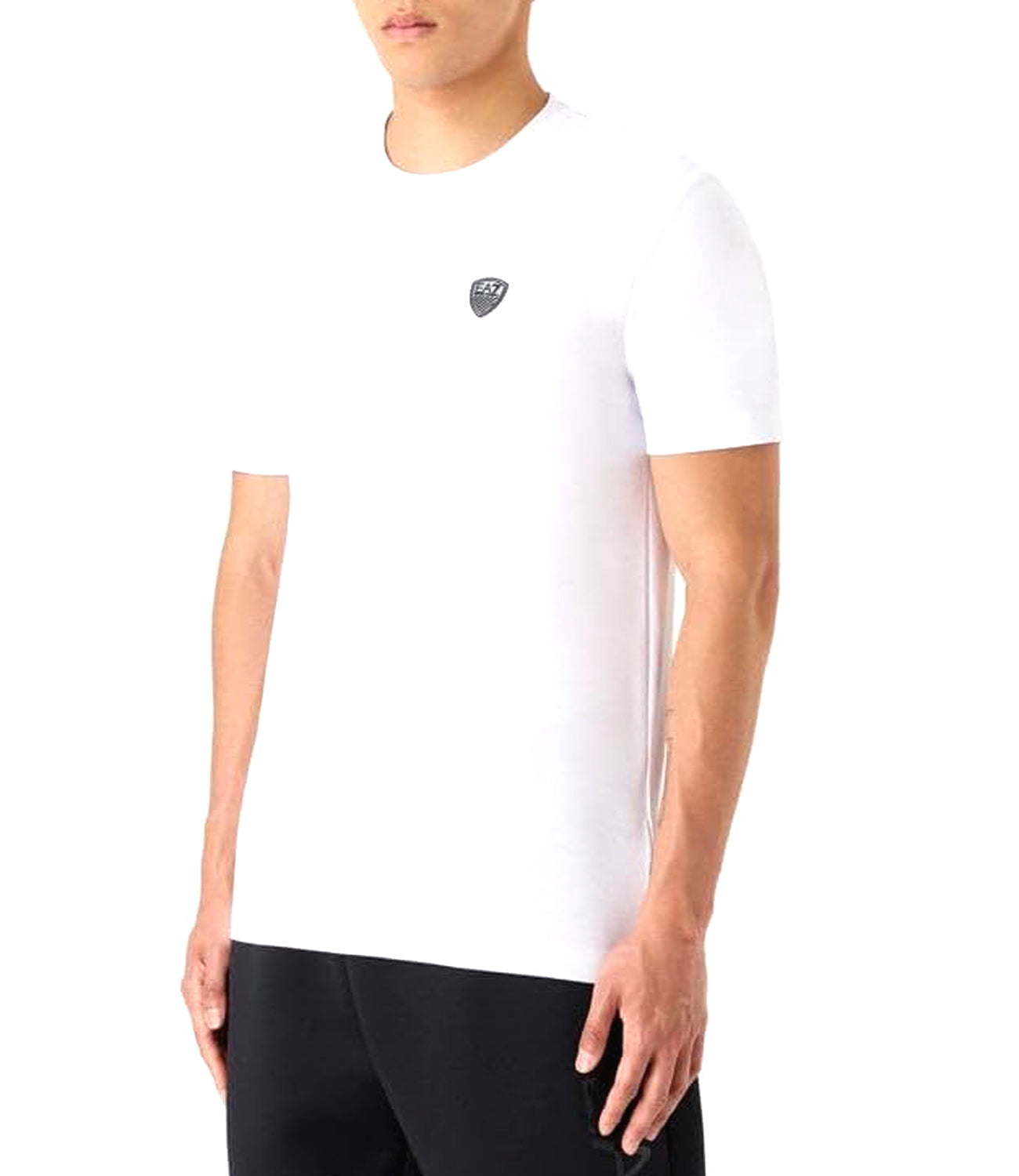 Ea7 Emporio Armani T-shirt Uomo Mod. 8NPT16 PJRGZ 1100 White Bianco