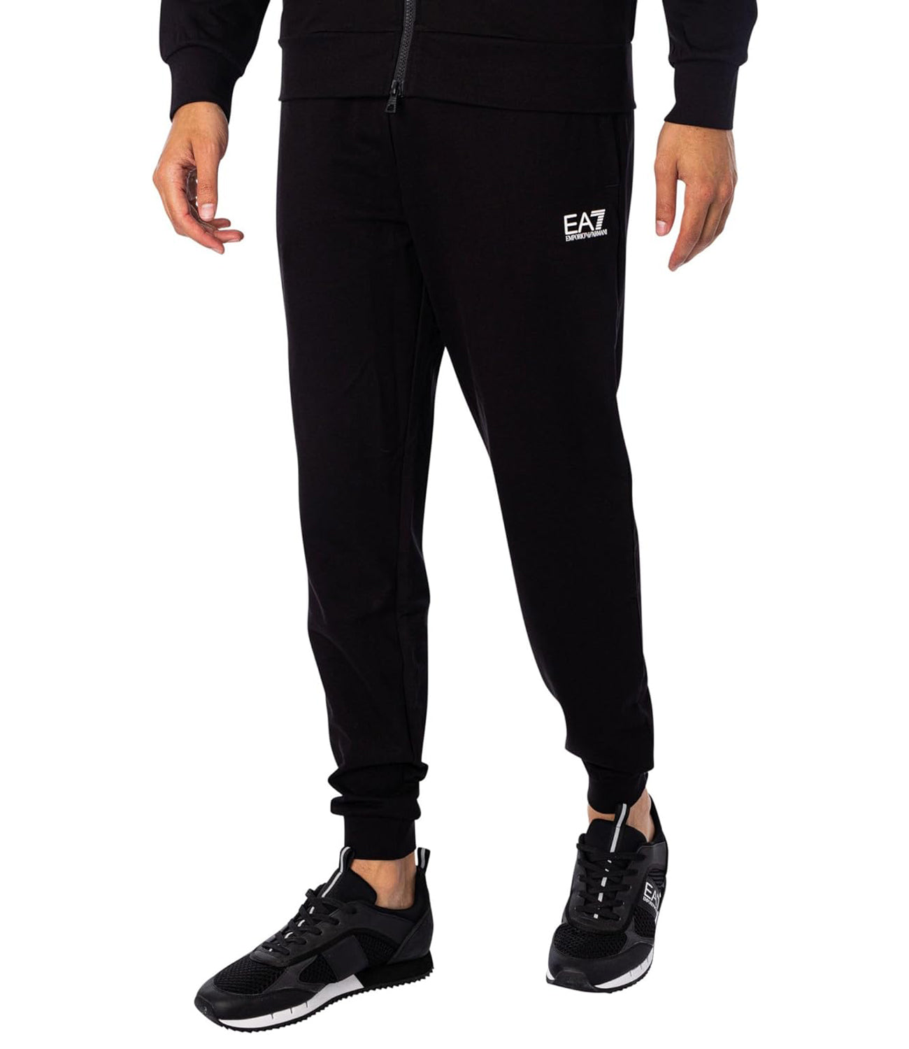 Ea7 Emporio Armani Tuta Uomo Mod. 8NPV60 PJVRZ 1200 Black Nero