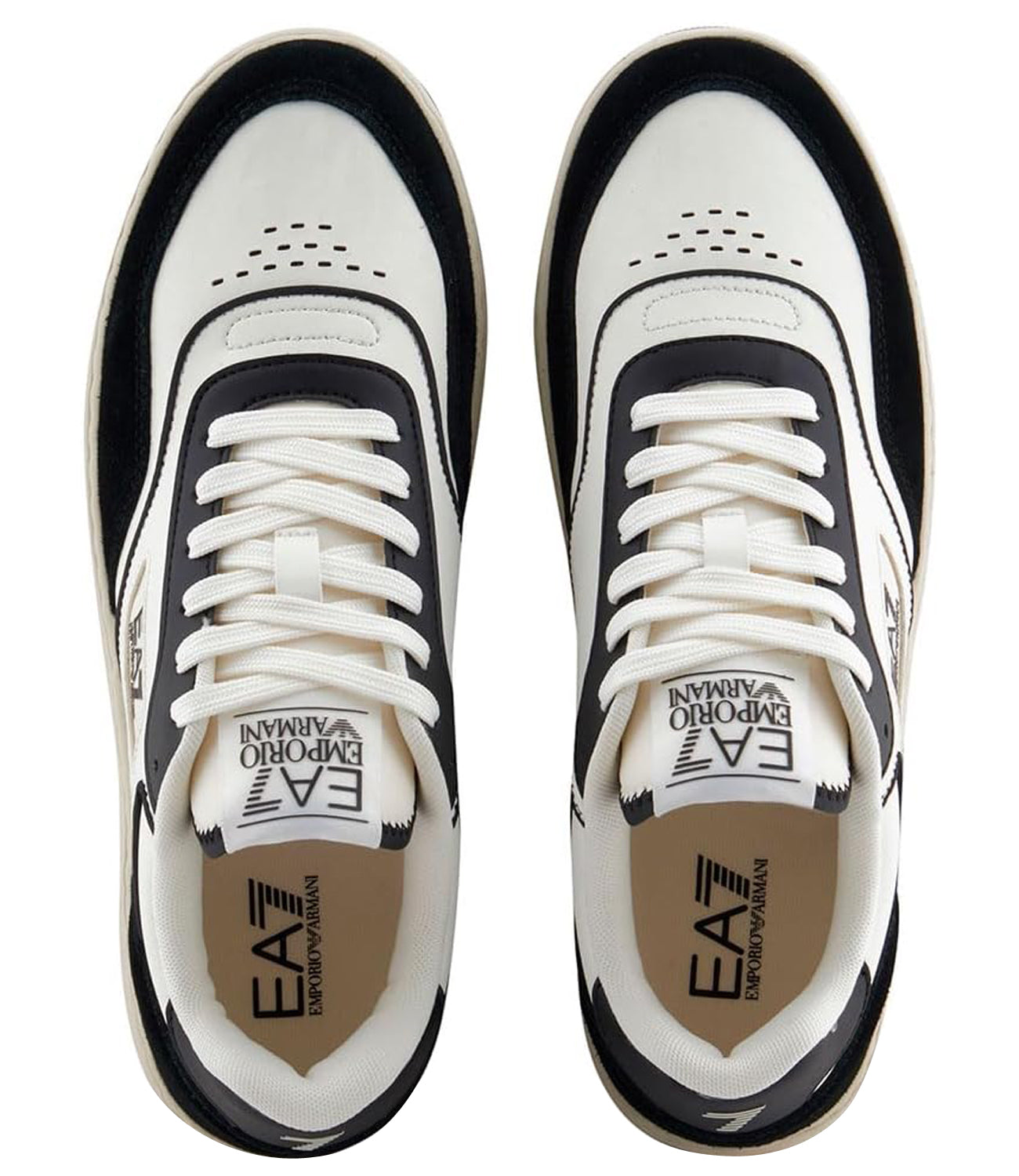 Ea7 Emporio Armani Sneakers Unisex Mod. X8X190 XK405 N814 White Bianco