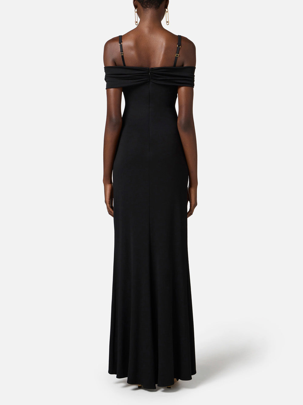 Vestito Longuette Elisabetta Franchi da Donna - Nero