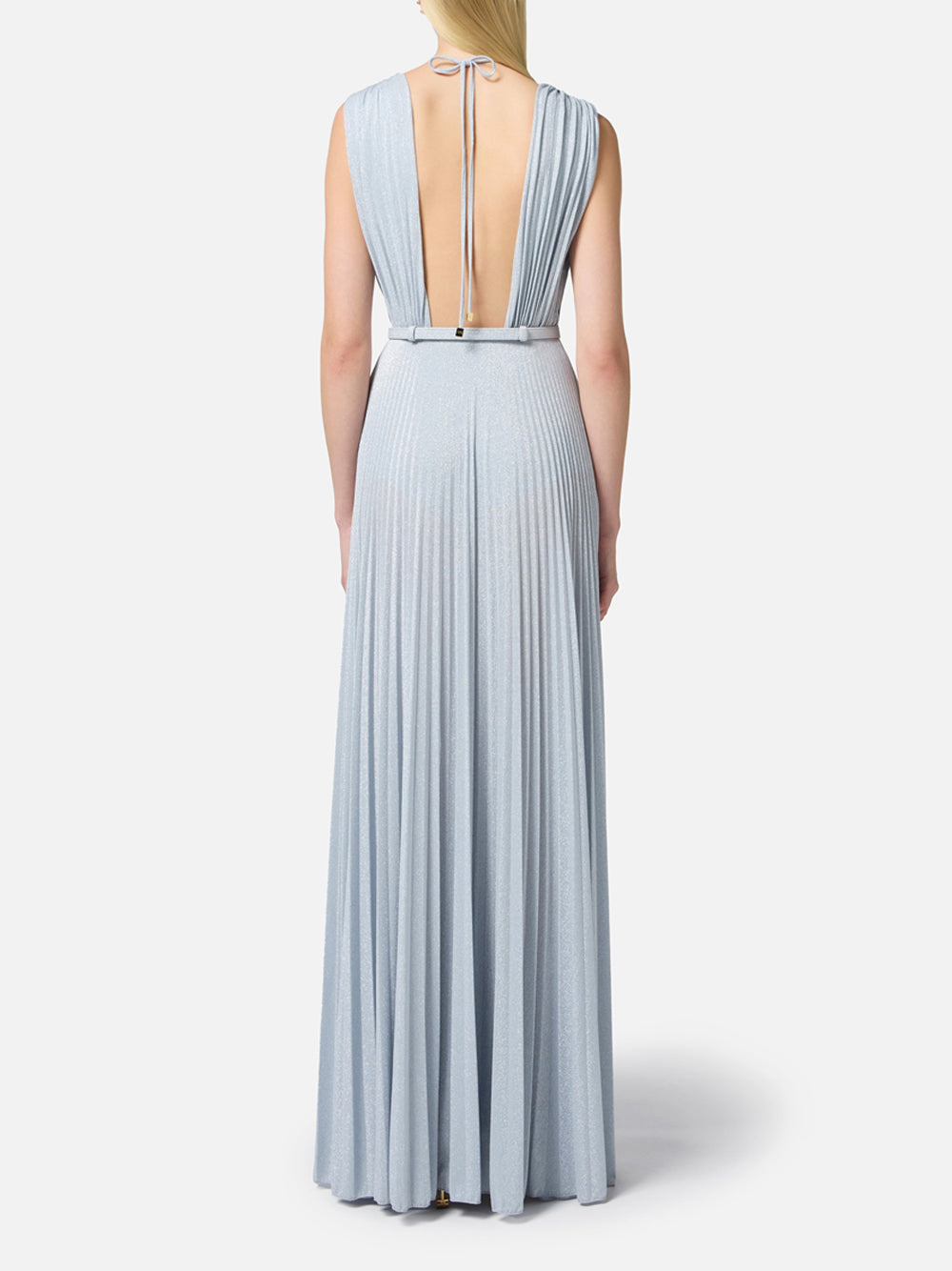 Vestito Longuette Elisabetta Franchi da Donna - Sky Blue Celeste
