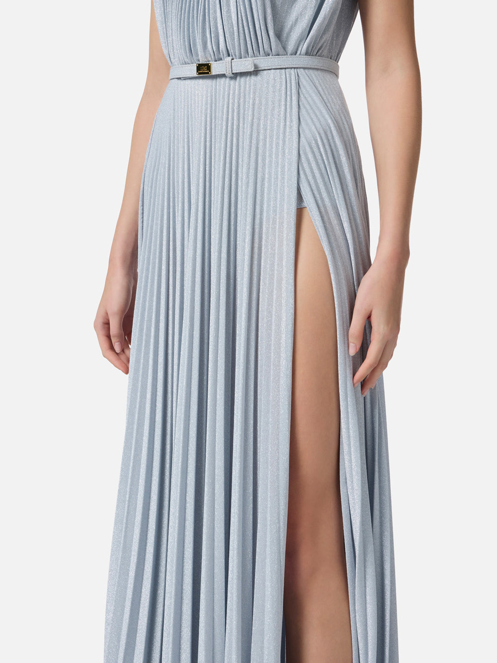 Vestito Longuette Elisabetta Franchi da Donna - Sky Blue Celeste