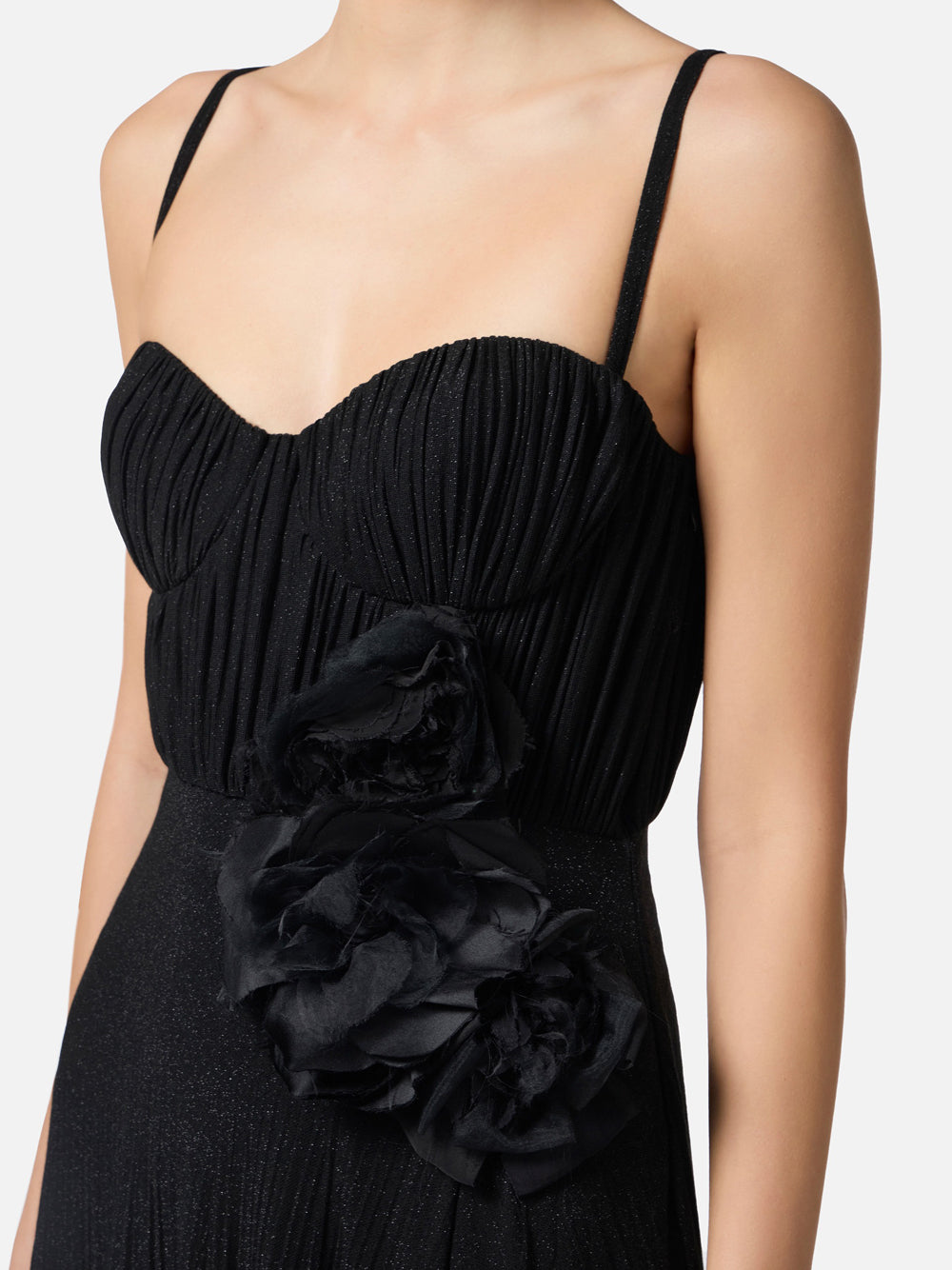 Vestito Longuette Elisabetta Franchi da Donna - Nero