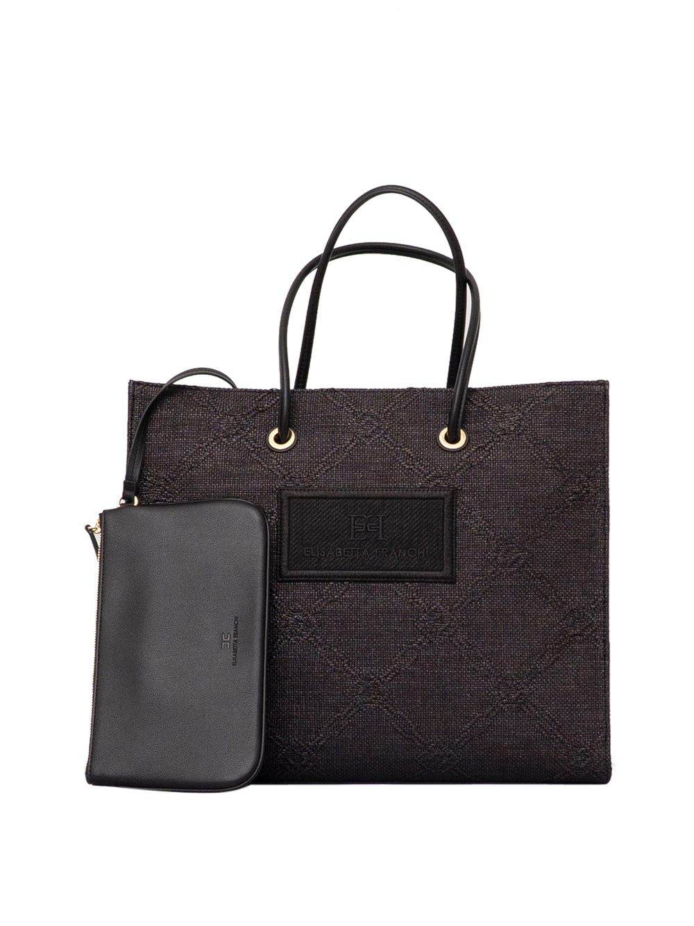 Borsa Shopper Elisabetta Franchi da Donna - Nero