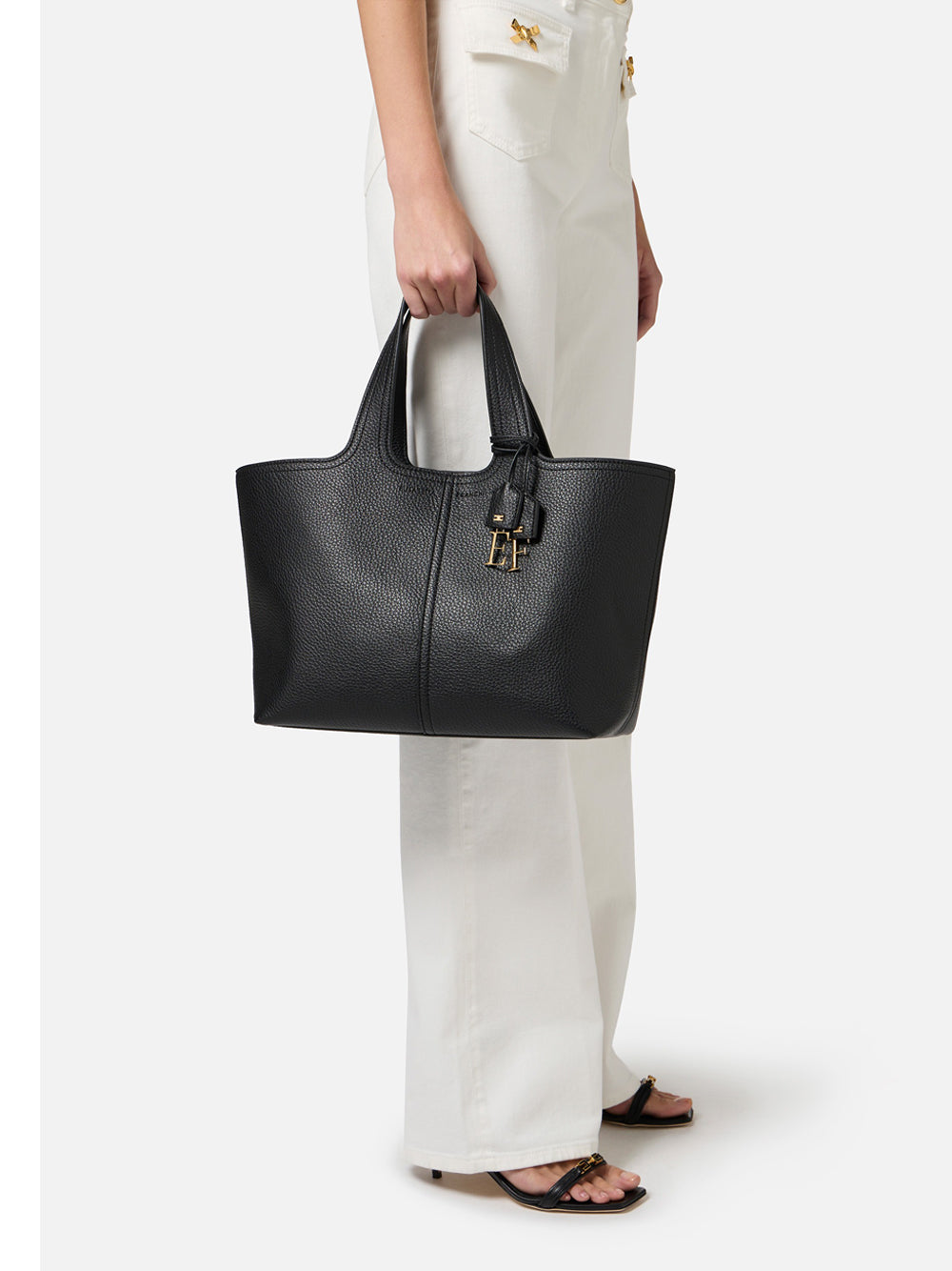 Borsa Shopper Elisabetta Franchi da Donna - Nero