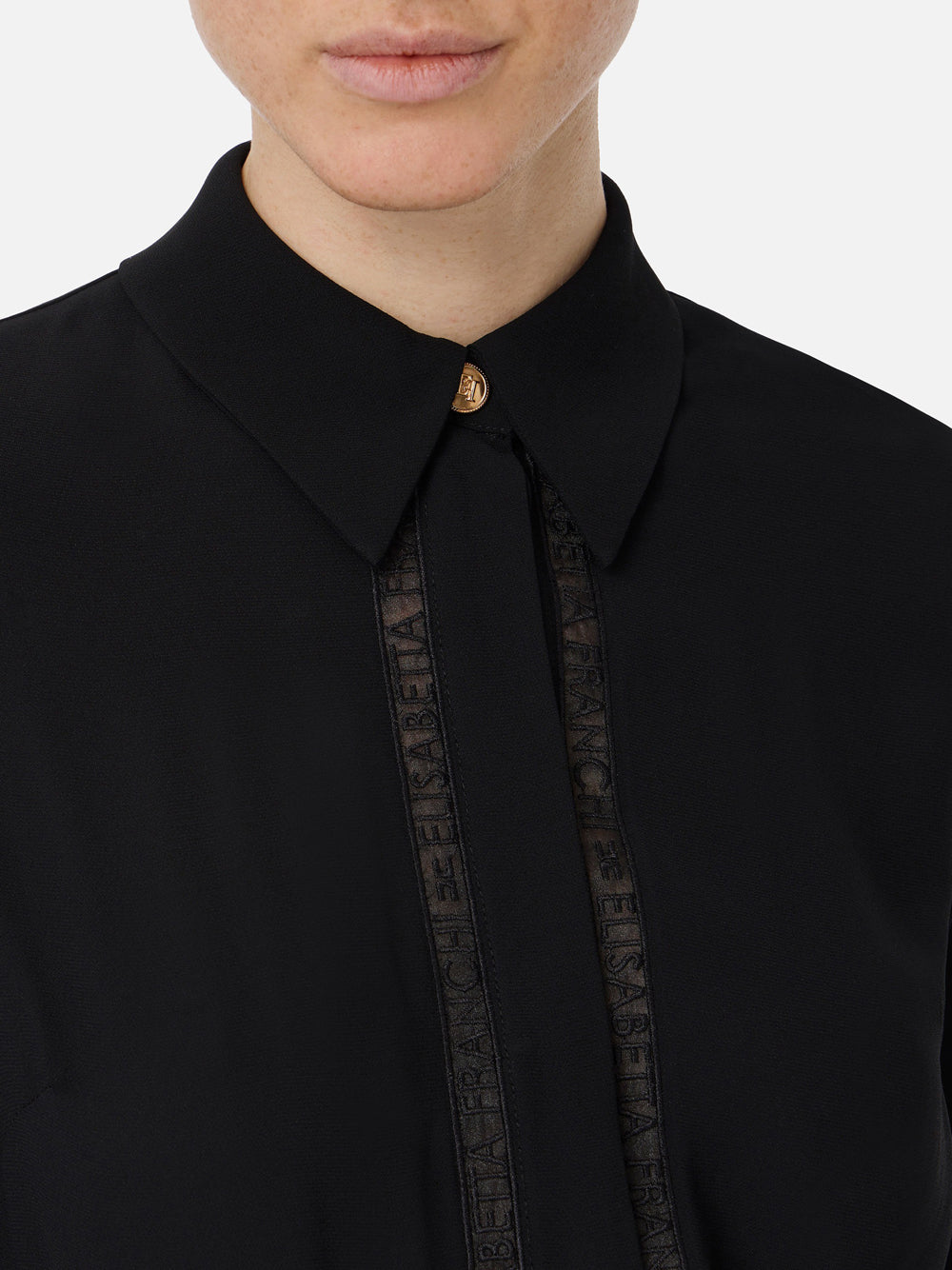 Camicia Casual Elisabetta Franchi da Donna - Nero