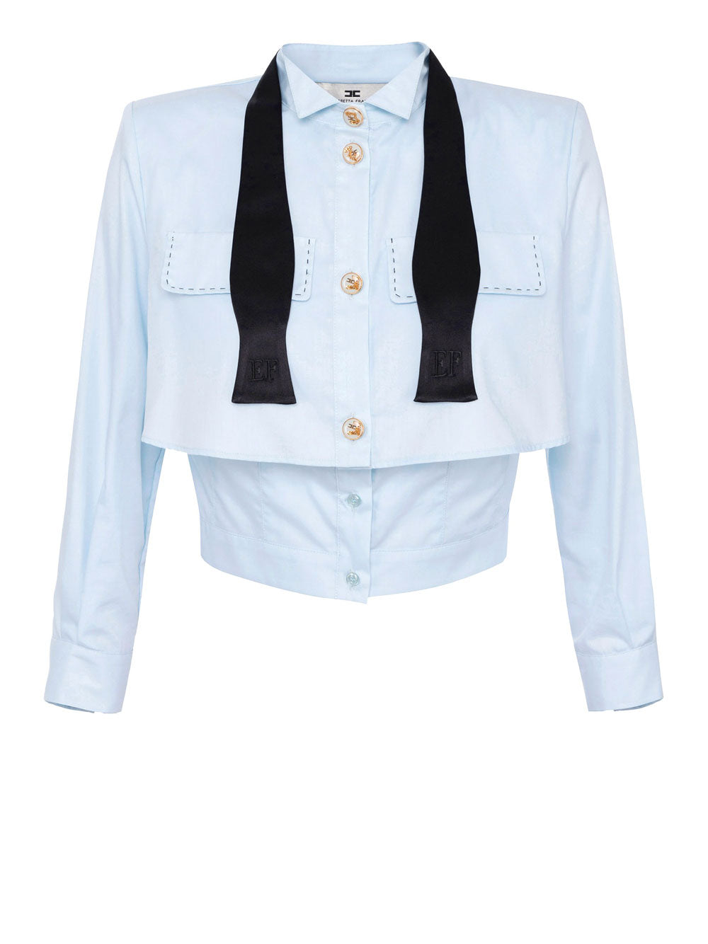 Camicia Elisabetta Franchi da Donna - Celeste