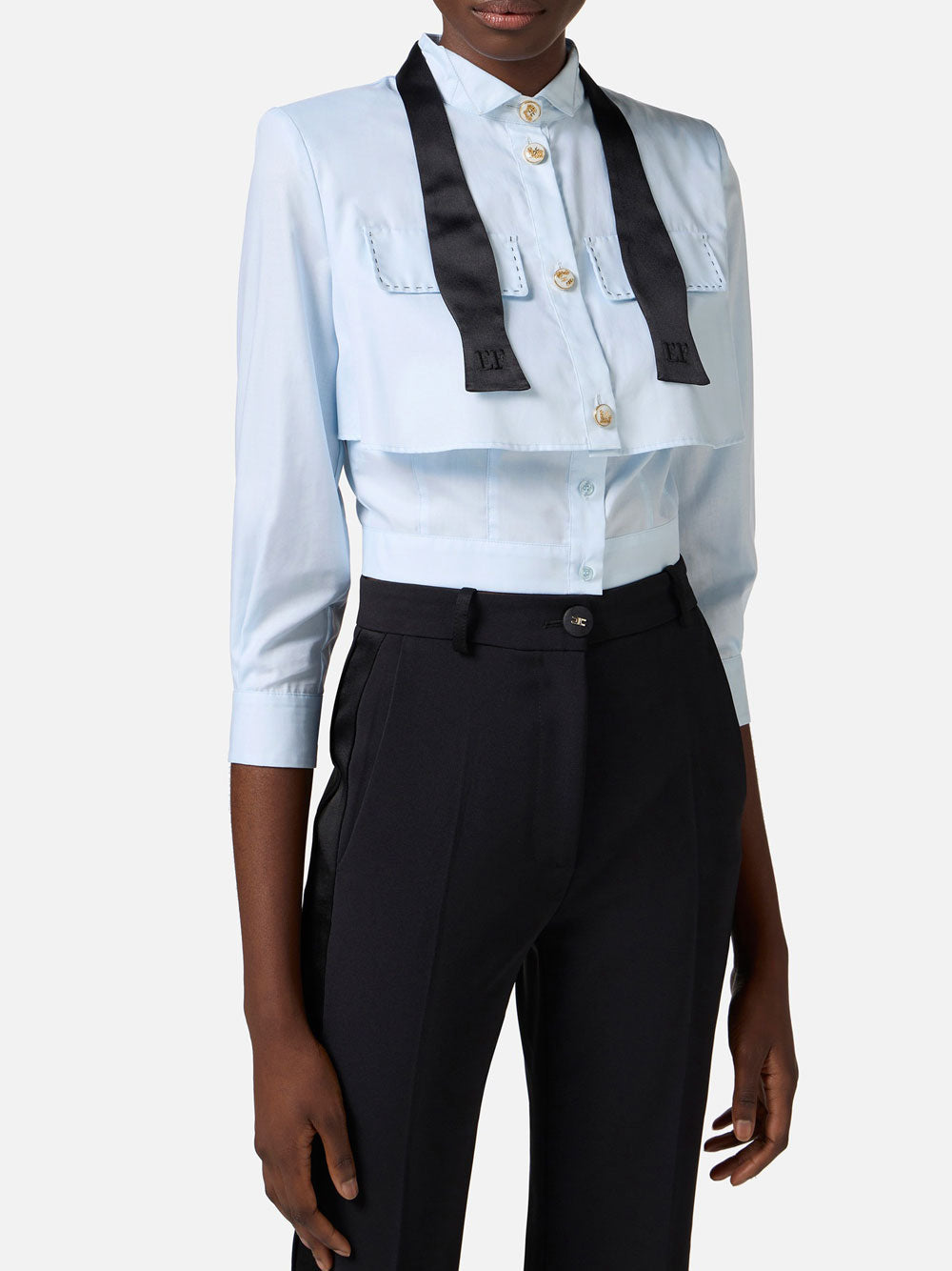 Camicia Elisabetta Franchi da Donna - Celeste