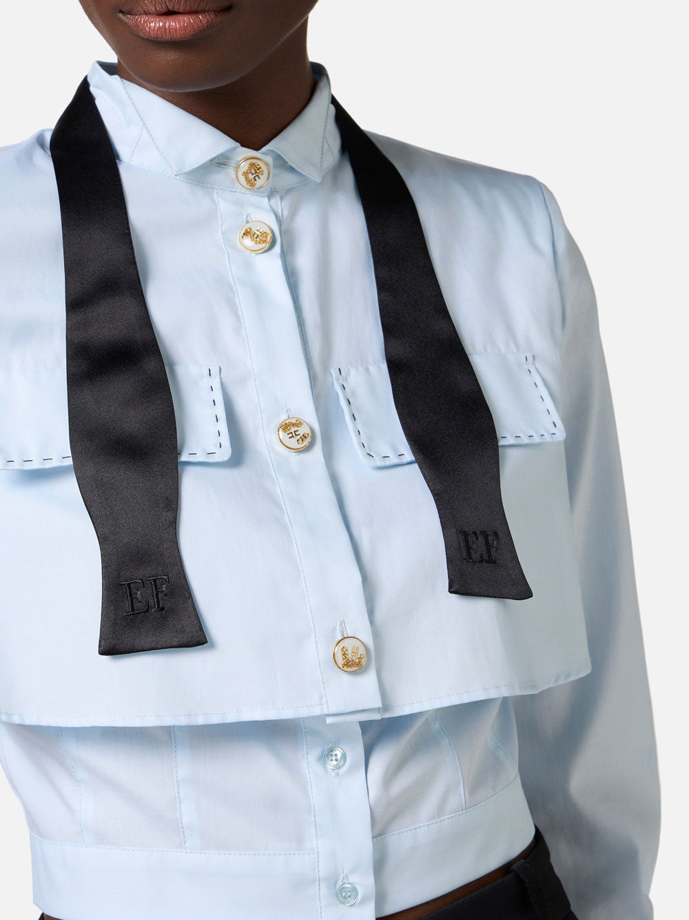 Camicia Elisabetta Franchi da Donna - Celeste