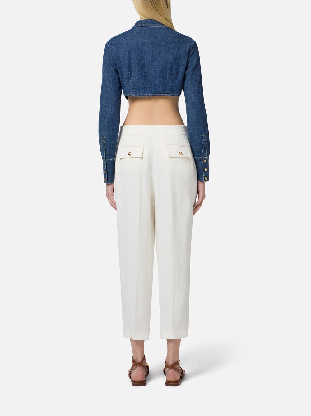 Camicia Jeans Elisabetta Franchi da Donna - Denim