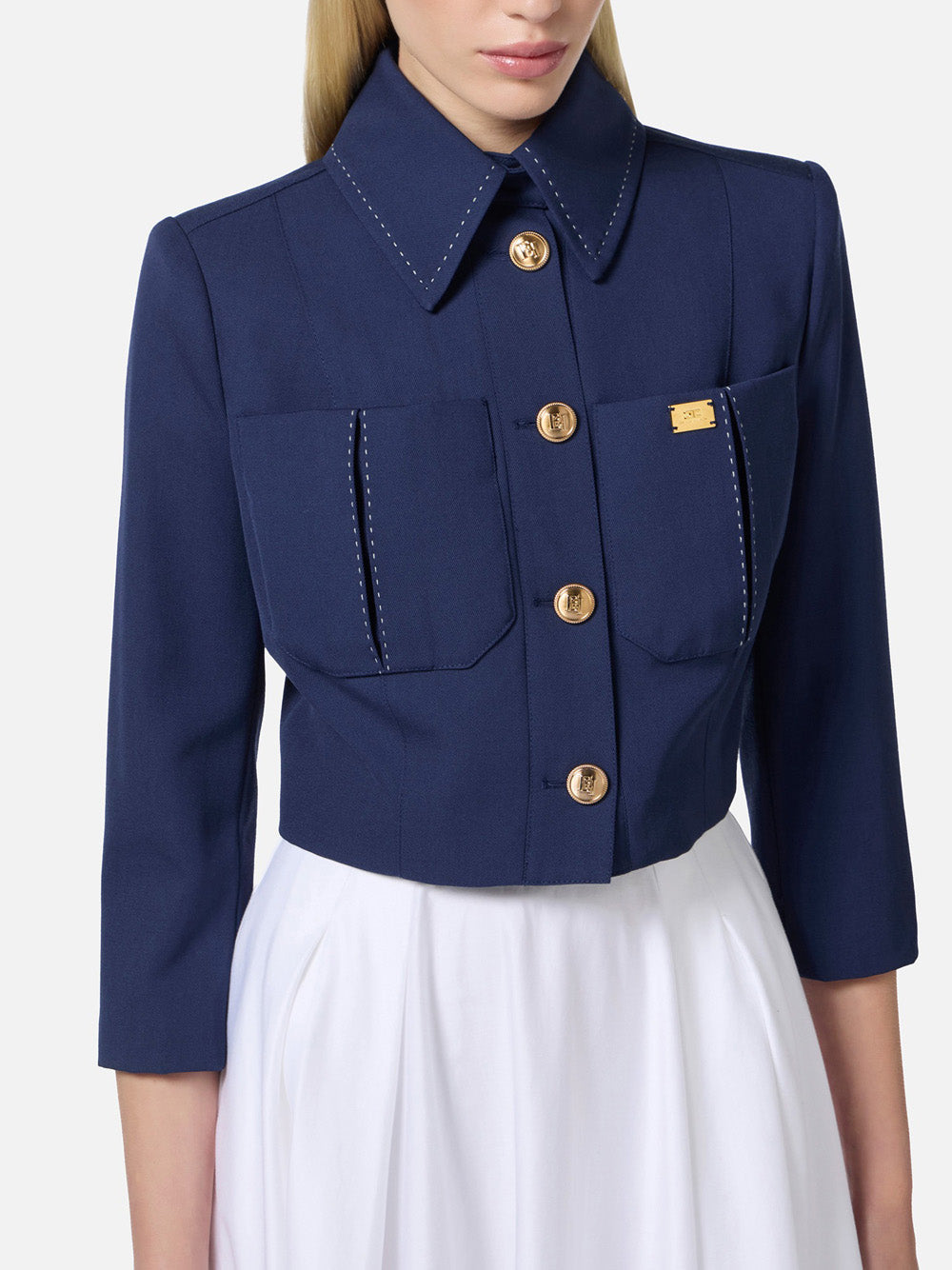 Giacca Elisabetta Franchi da Donna - Oltremare Blu