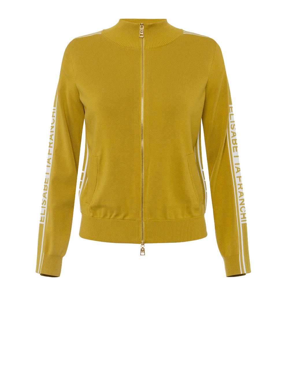 Felpa Zip Elisabetta Franchi da Donna - Giallo