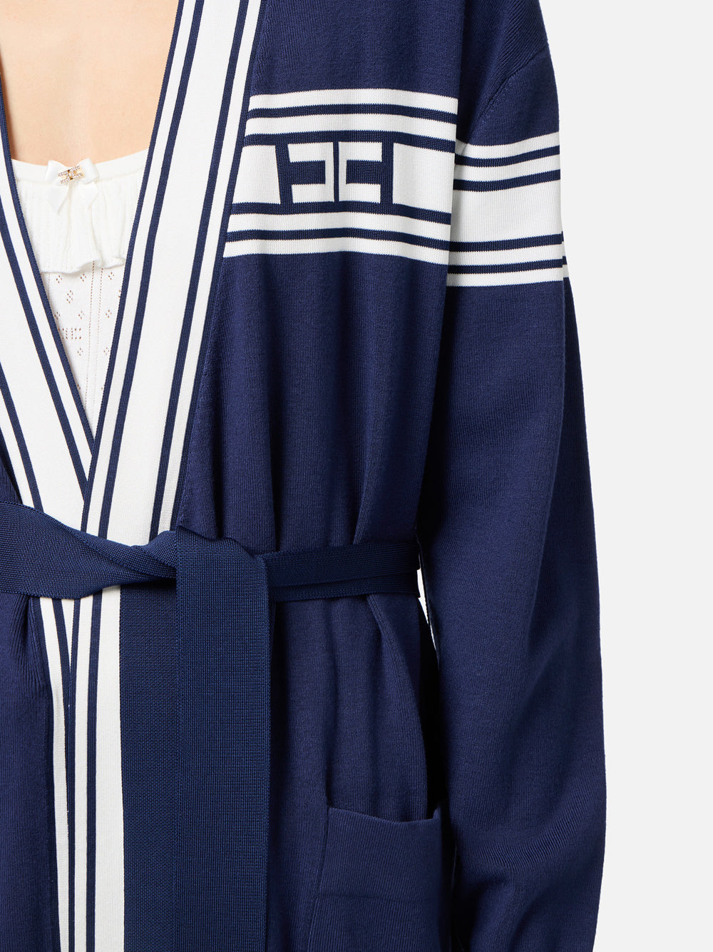 Cardigan Elisabetta Franchi da Donna - Blu