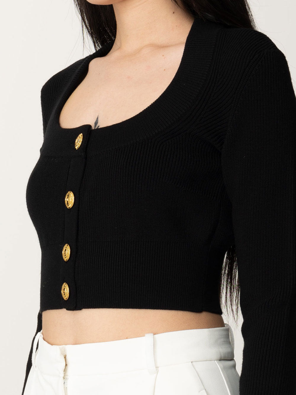 Cardigan Elisabetta Franchi da Donna - Nero
