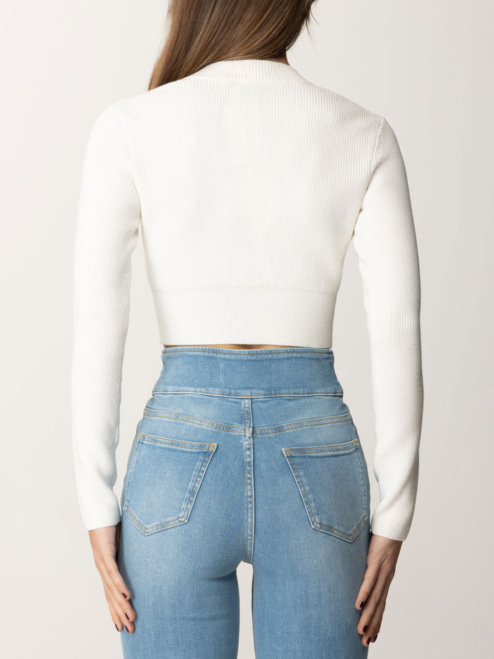 Cardigan Elisabetta Franchi da Donna - Avorio