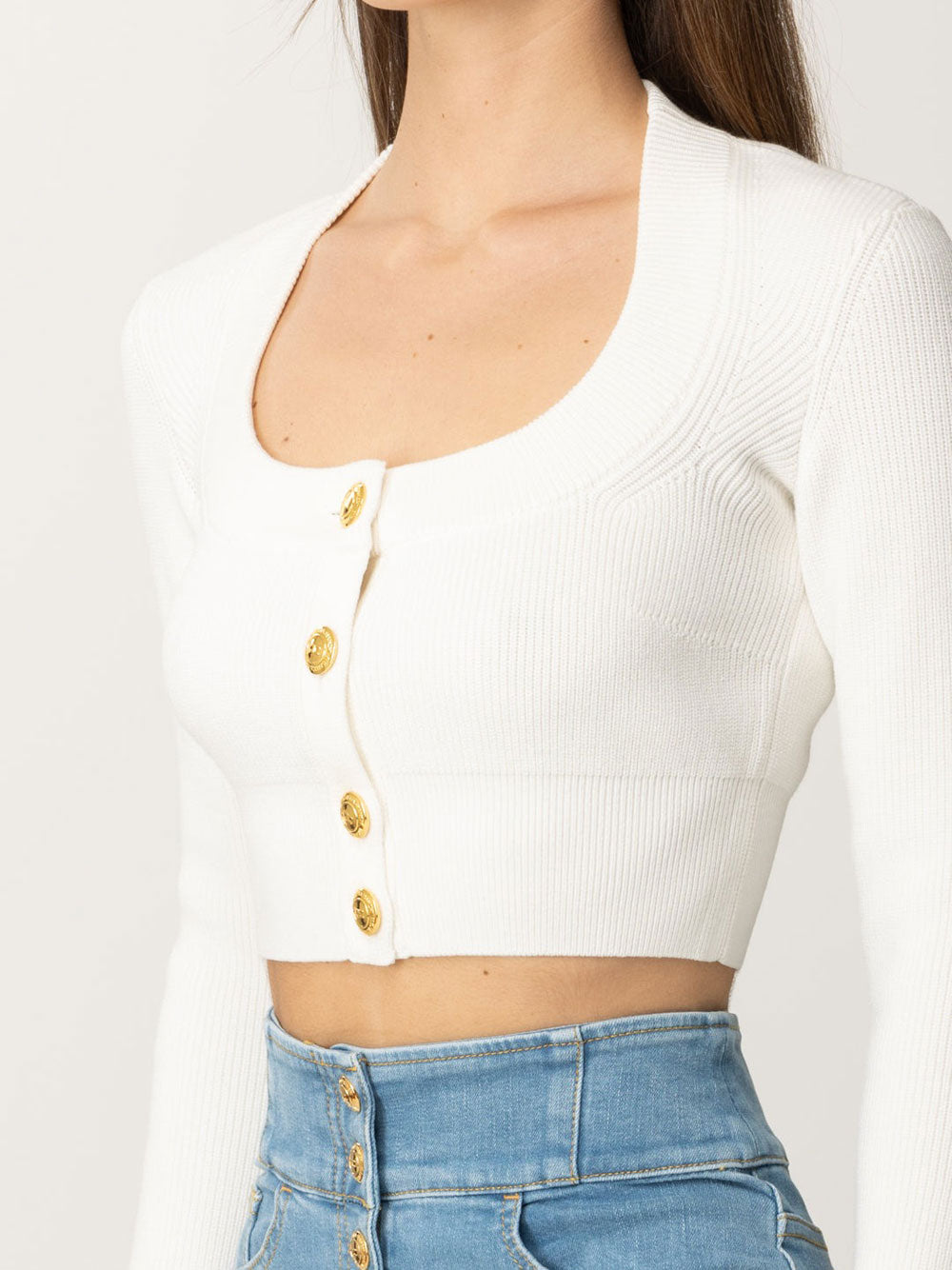 Cardigan Elisabetta Franchi da Donna - Avorio