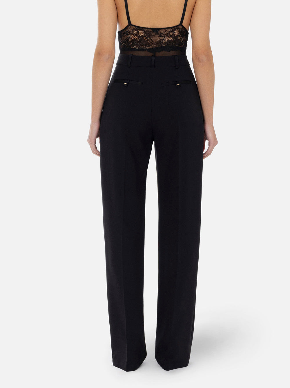 Pantalone Palazzo Elisabetta Franchi da Donna - Nero