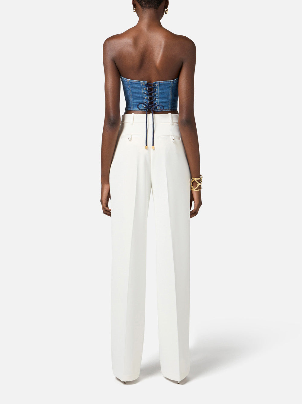 Pantalone Elisabetta Franchi da Donna - Avorio